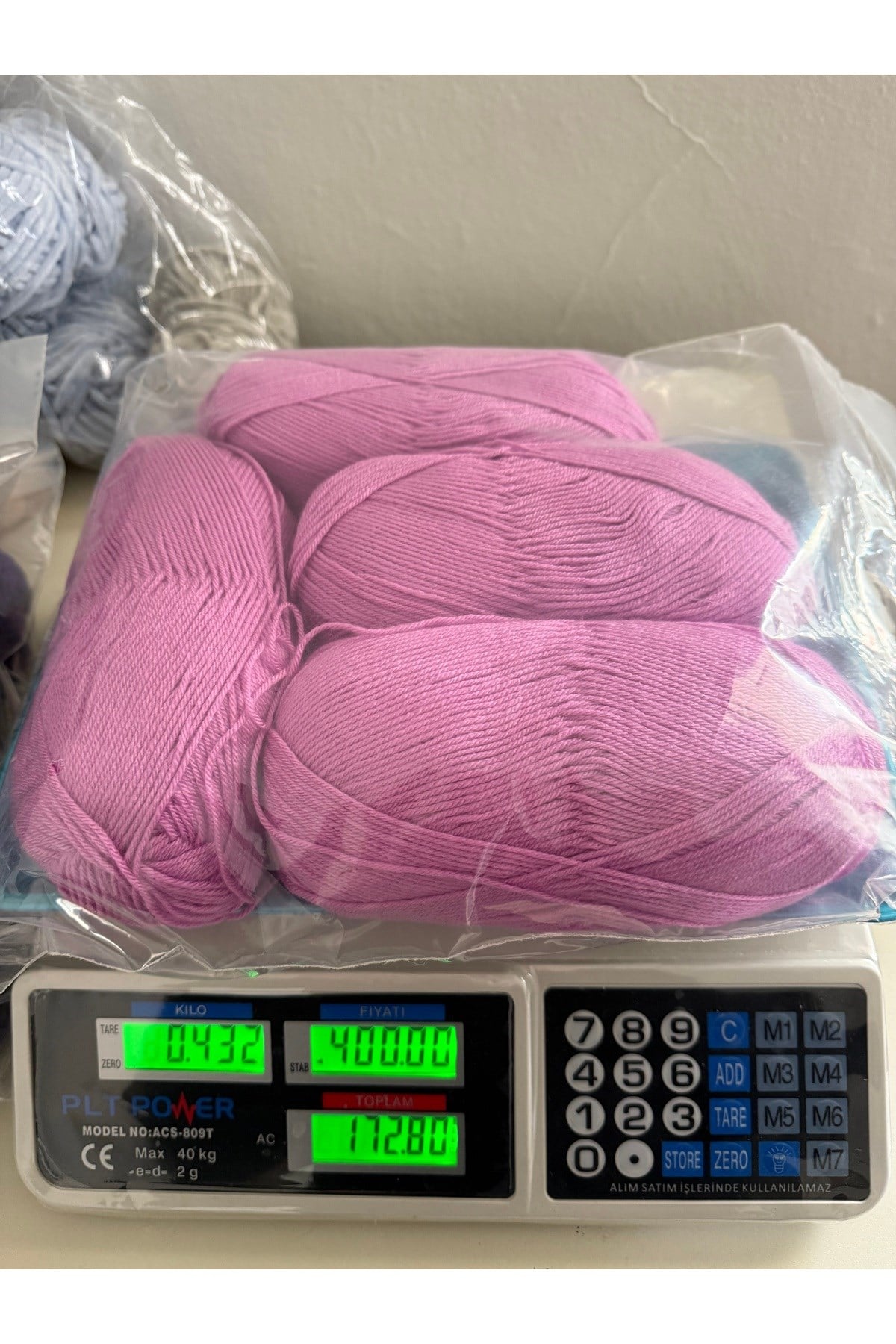 Himalaya örgü ipi(432 gram)pembe
