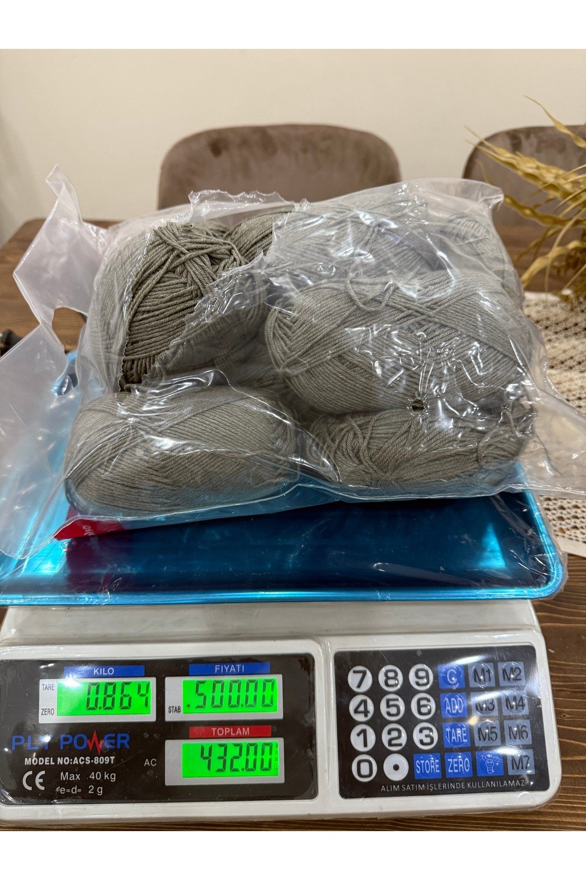 Himalaya örgü ipi(864 gram)yeşil