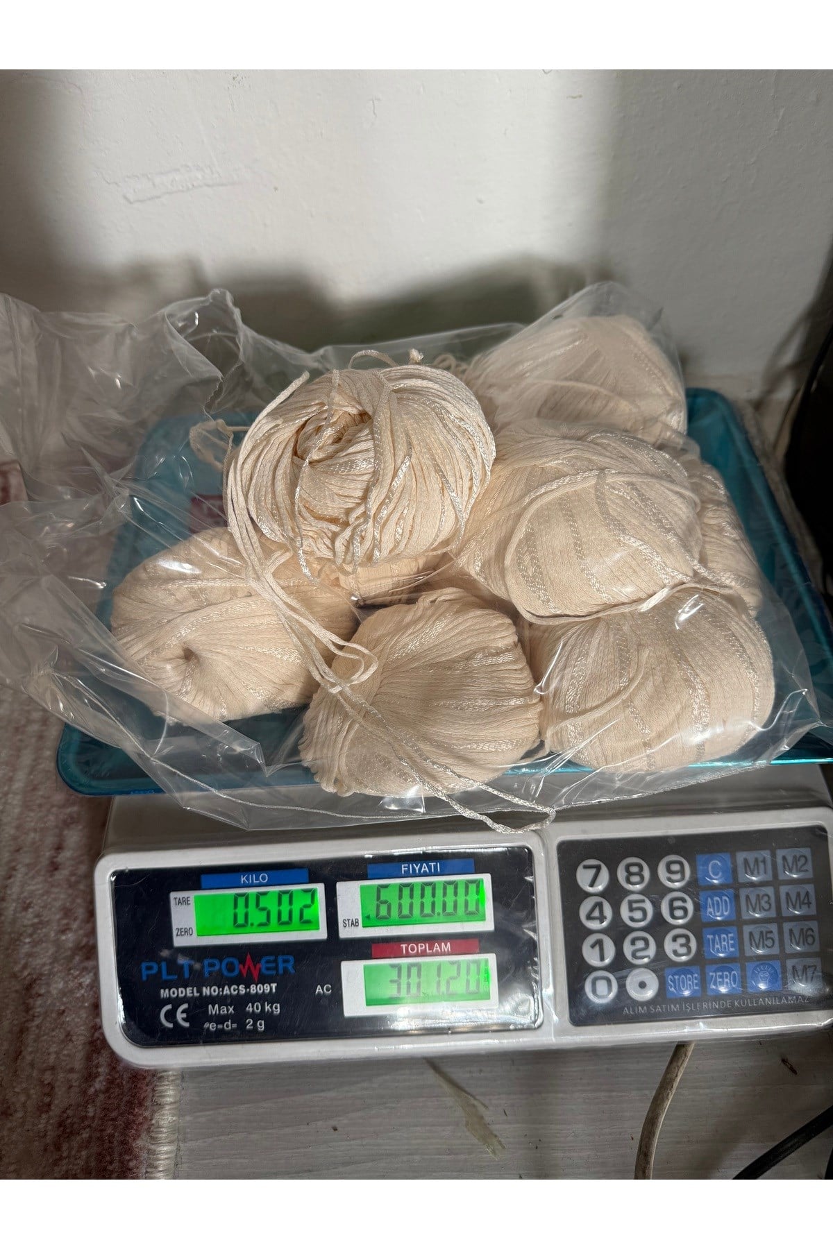 Himalaya örgü ipi(krem)502 gram