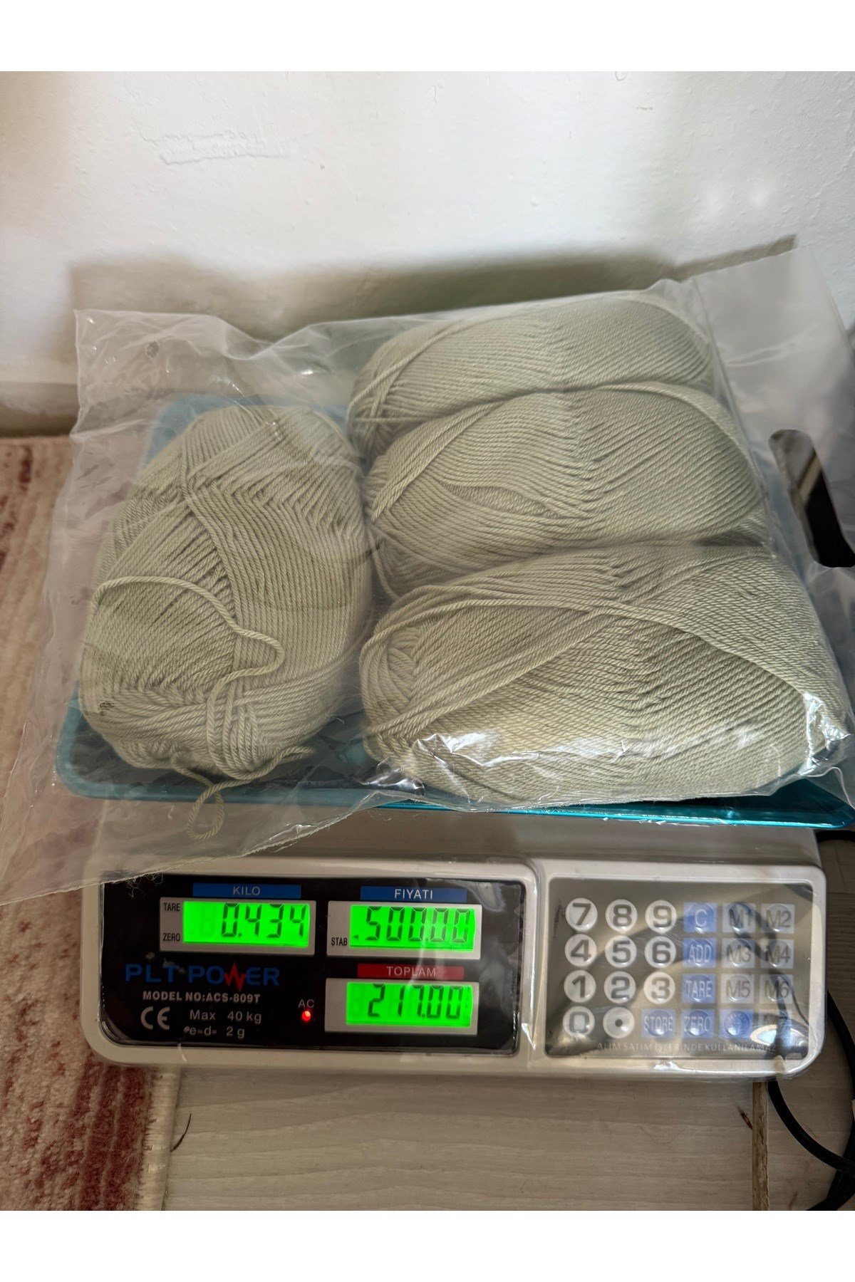 Himalaya örgü ipi(küf yeşili)434 gram
