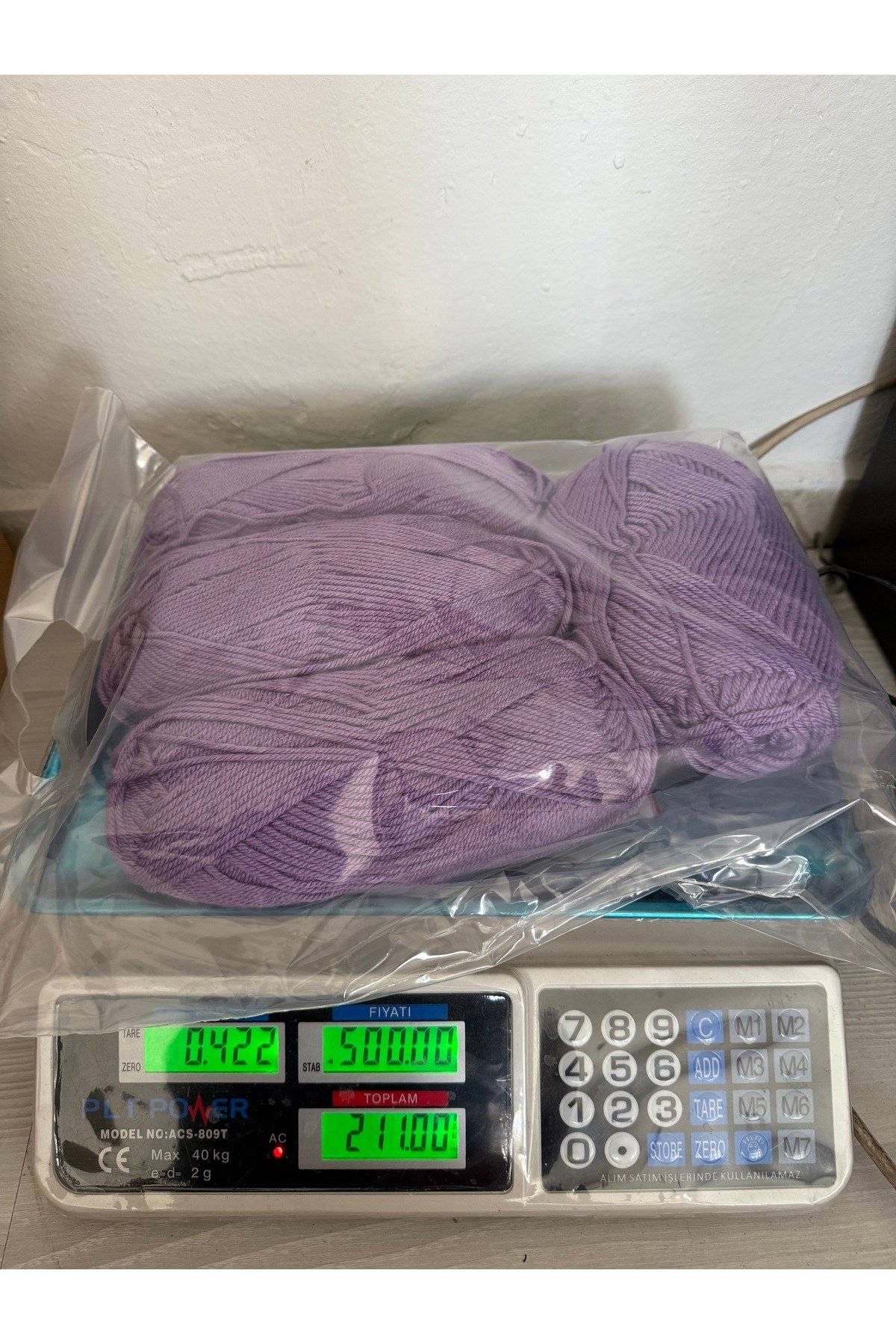 Himalaya örgü ipi(mor)(422 gram)