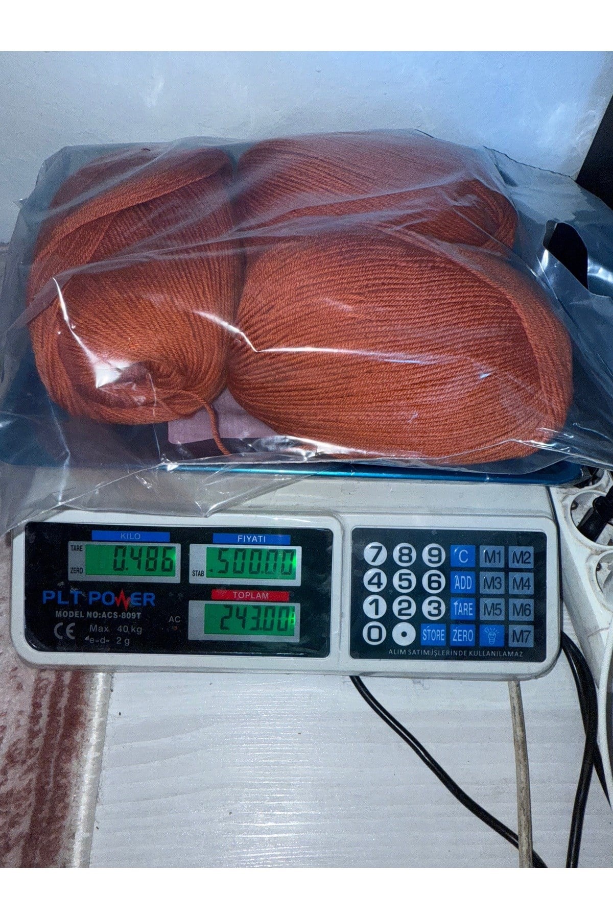 Himalaya örgü ipi(rpb283)kiremit(486 gram)