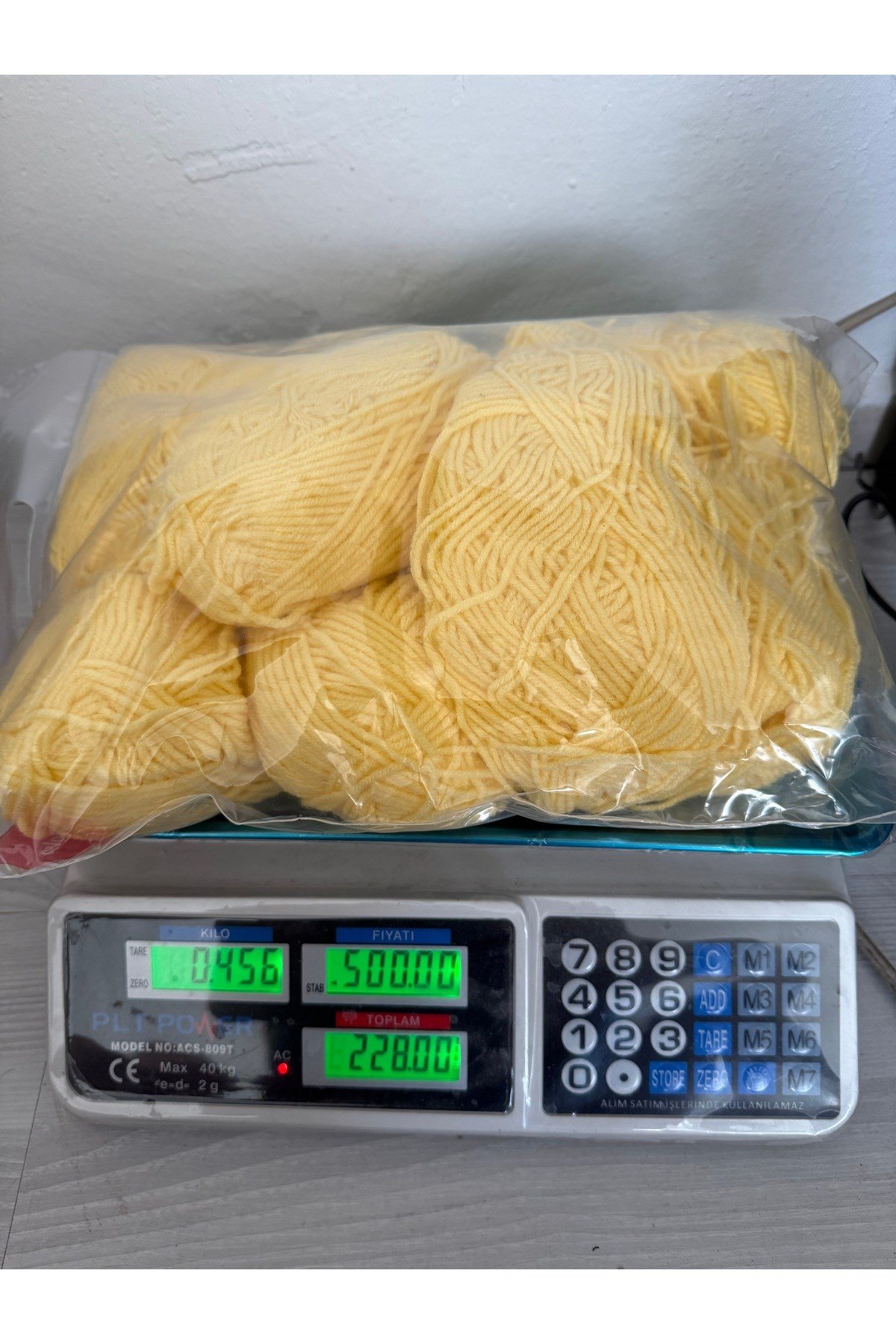 Himalaya örgü ipi(sarı)(456 gram)