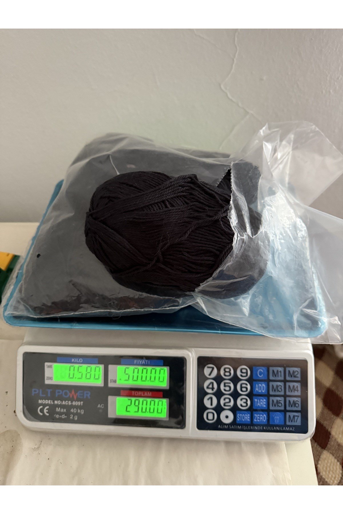 Himalaya örgü ipi(siyah)(580 gram