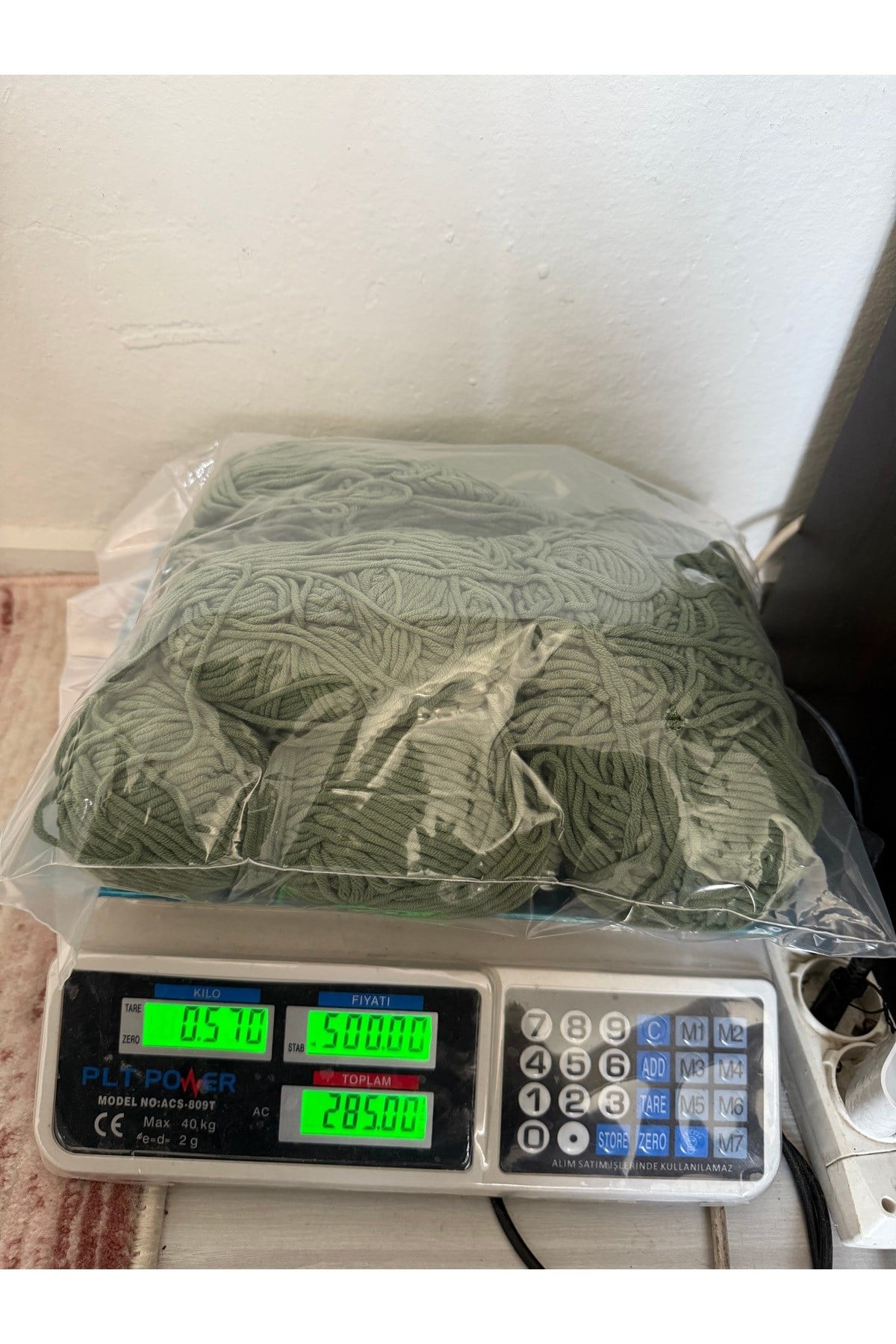 Himalaya örgü ipi(yeşil)570 gram