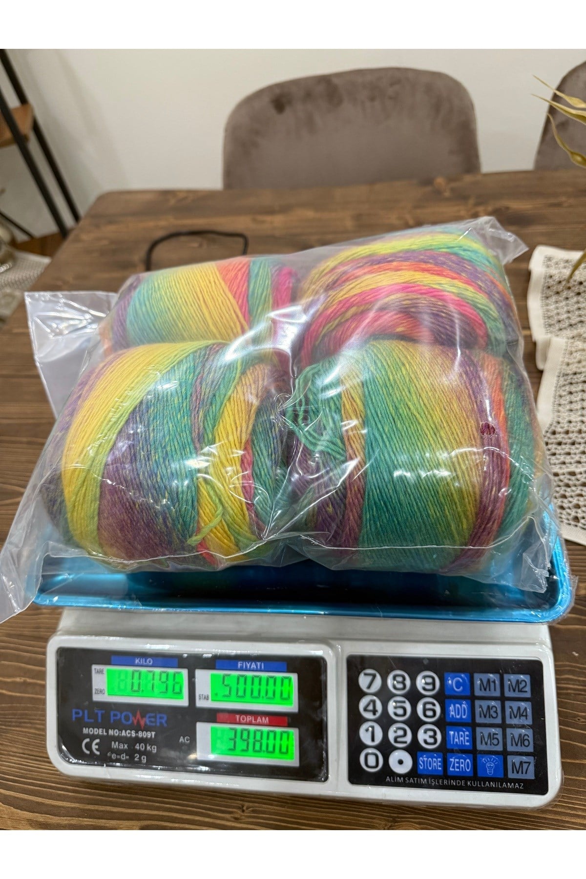 Himalaya özel ebruli ip(796 gram)