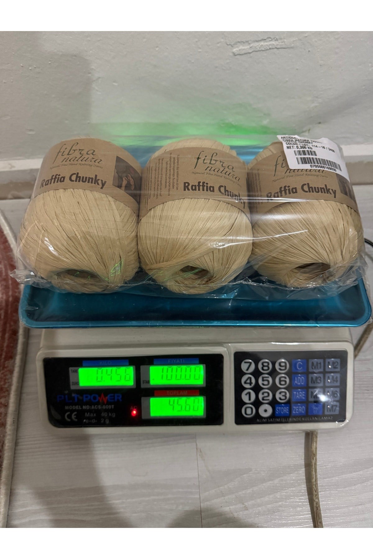 Himalaya rafya ip(450 gram)kesekağıdı rengi(devamı olan ürün)