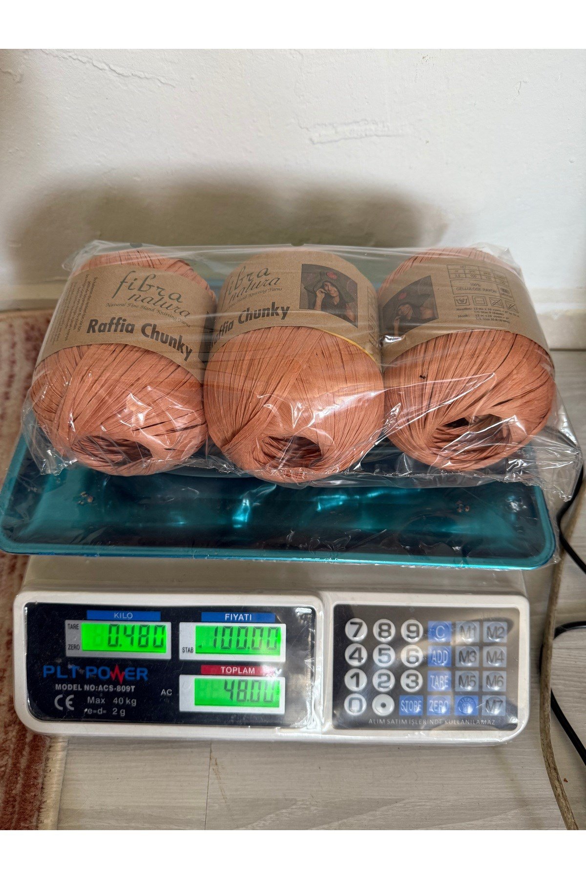 Himalaya rafya ip(470 gram)açık tarçın