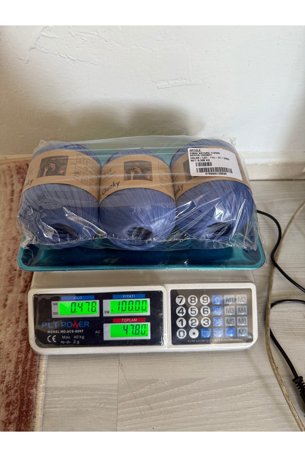 Himalaya rafya ip(475 gram)mavi