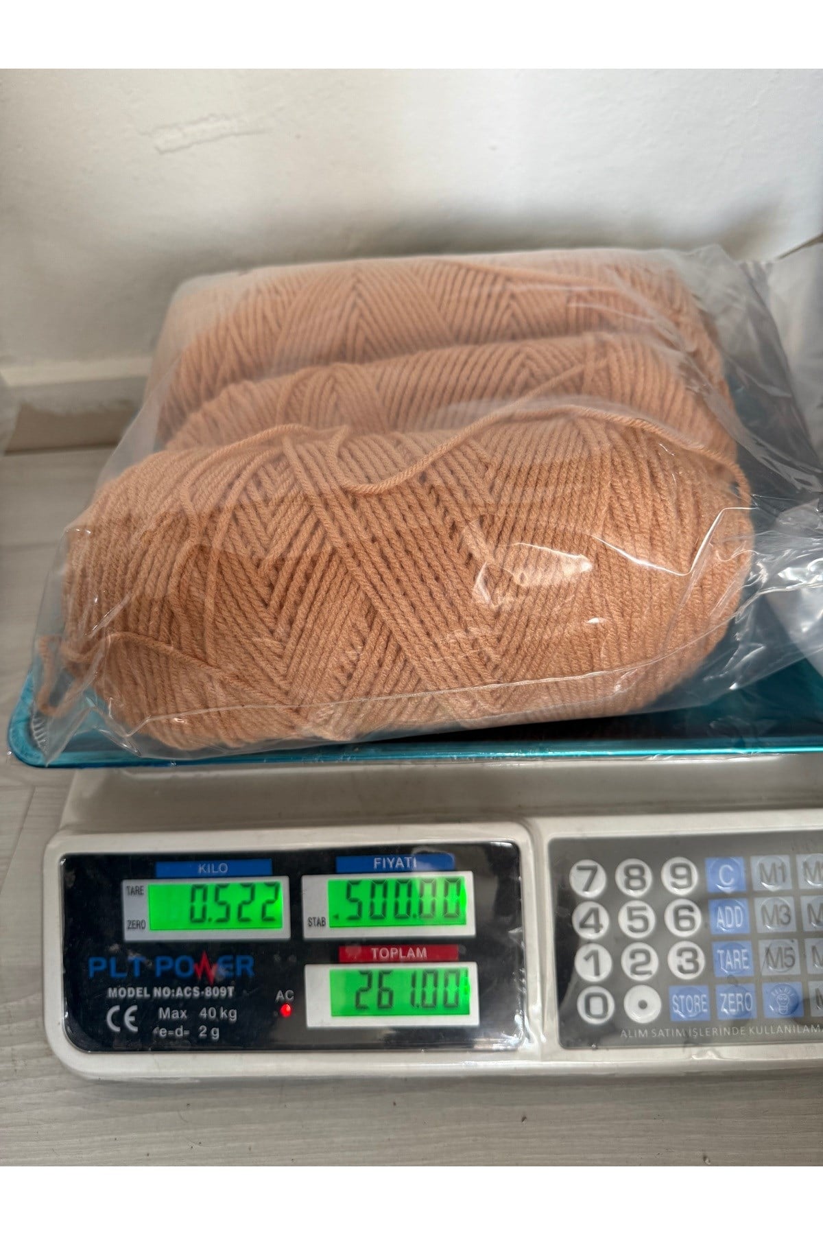 Himalaya sarım ip(522 gram)koyu somon