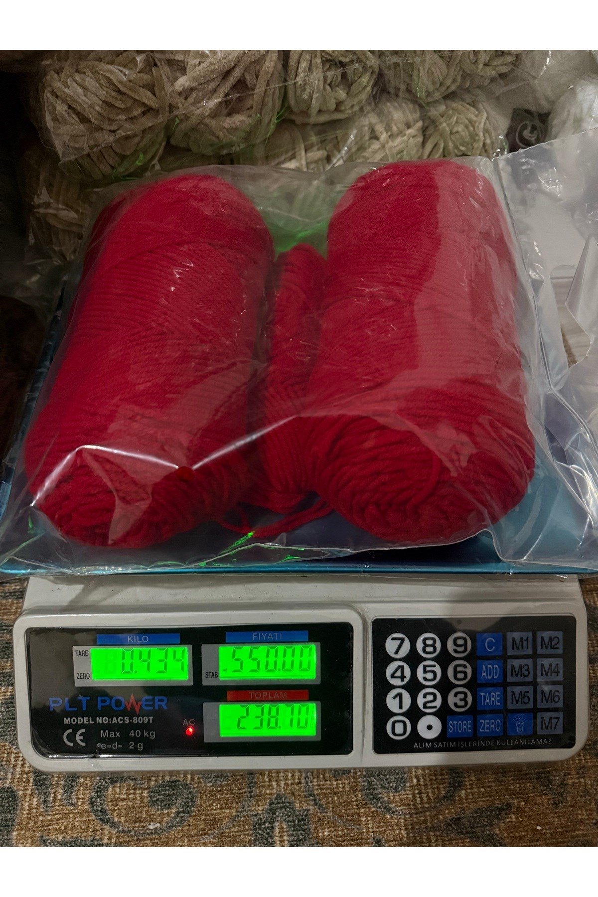 Himalaya sarım örgü ipi (434 gram ) kırmızı
