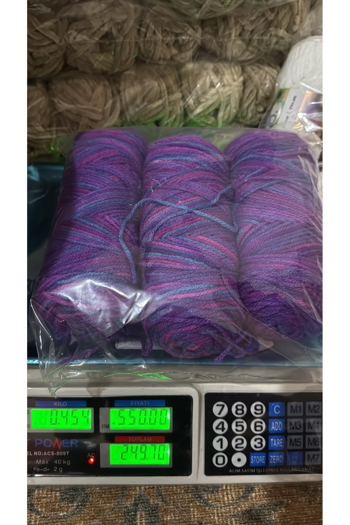 Himalaya sarım örgü ipi (454 gram) ebruli