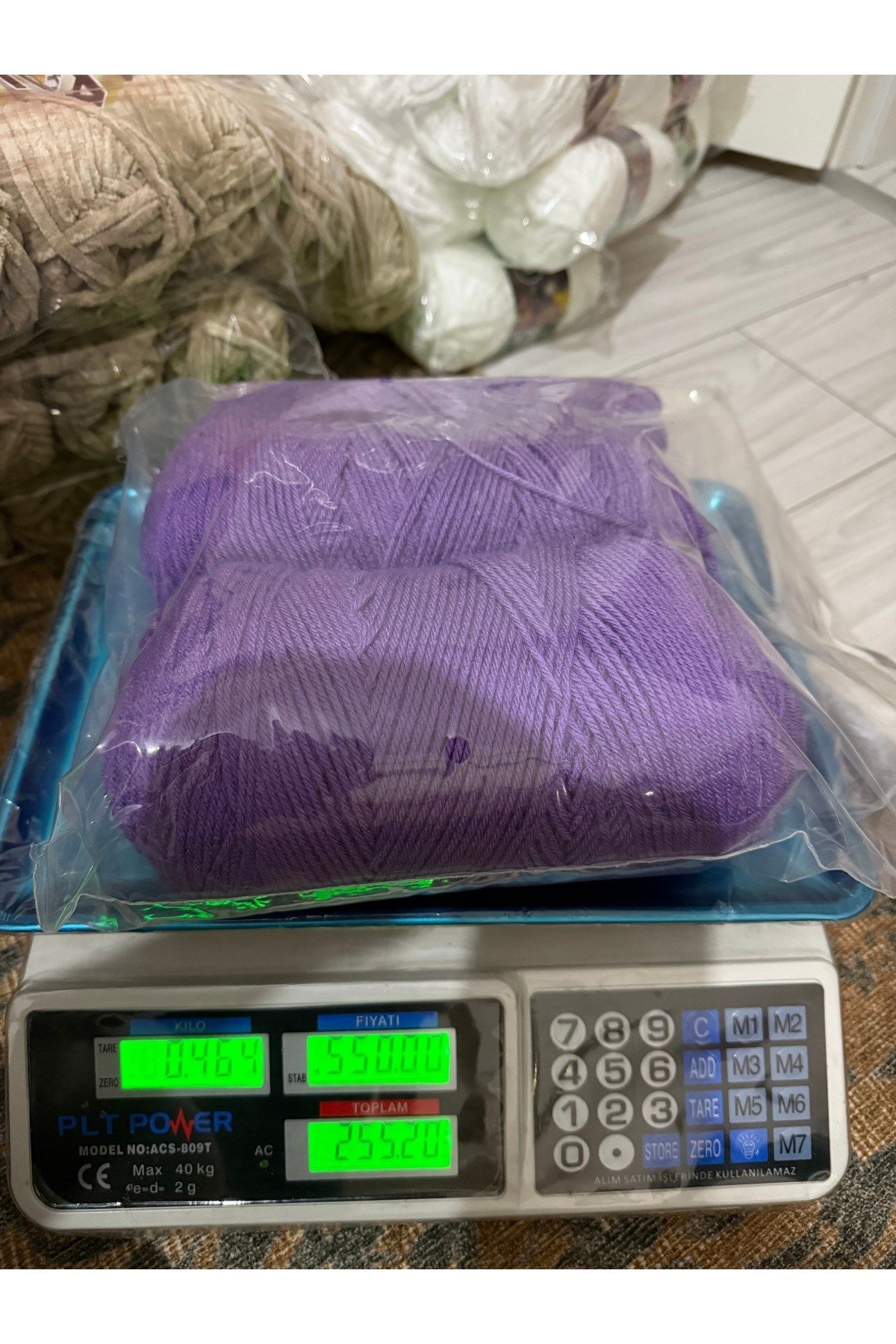 Himalaya sarım örgü ipi (464 gram) mor