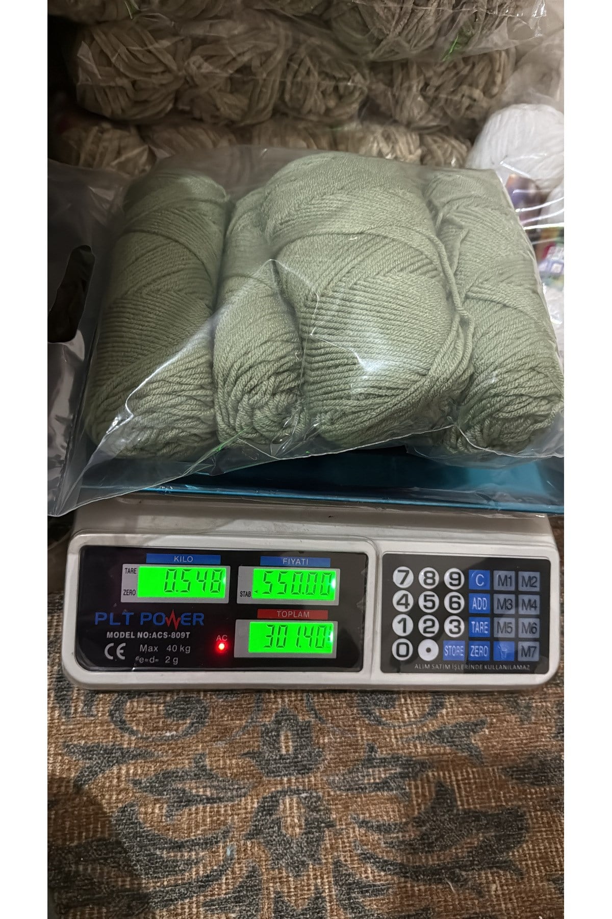 Himalaya sarım örgü ipi (548 gram) yeşil