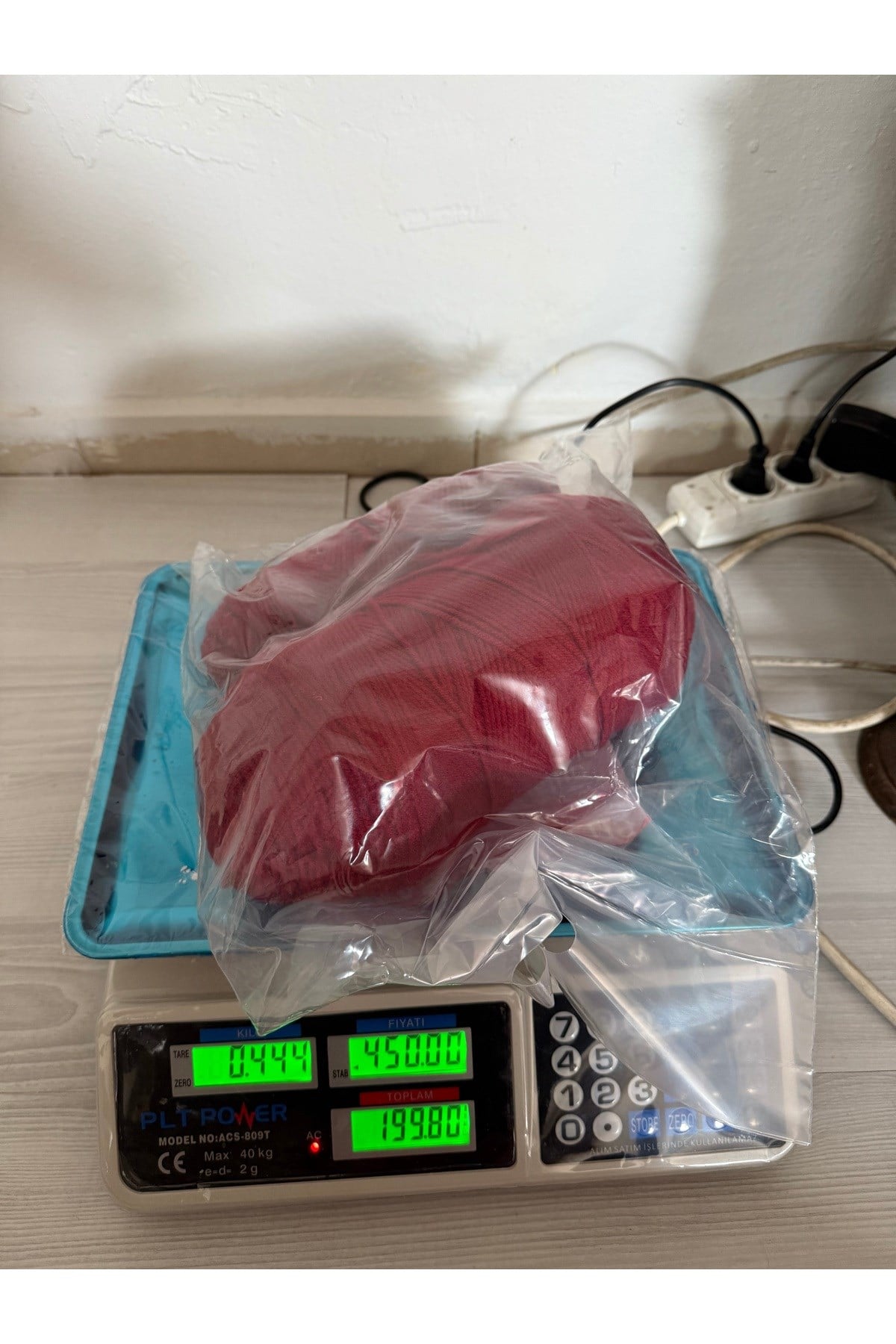 Himalaya sarım örgü ipi(444gram)kırmızı