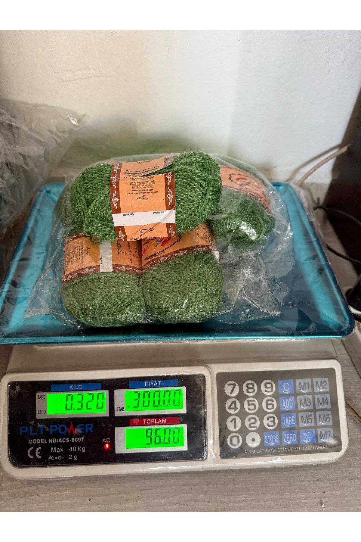 ihraç ucuz ip(yeşil)(320 gram)