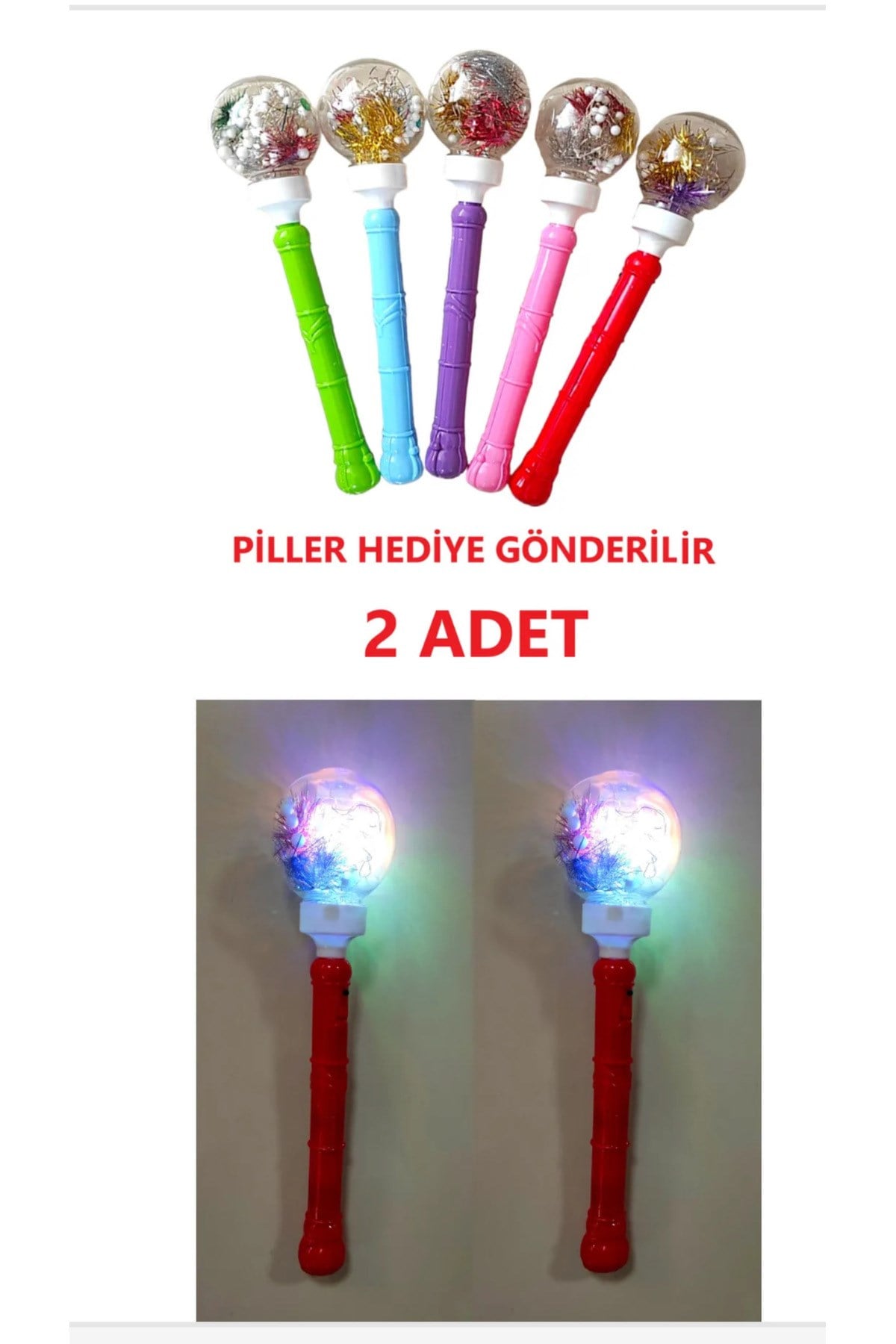 Işıklı disko top(1 adet)pil hediyeli