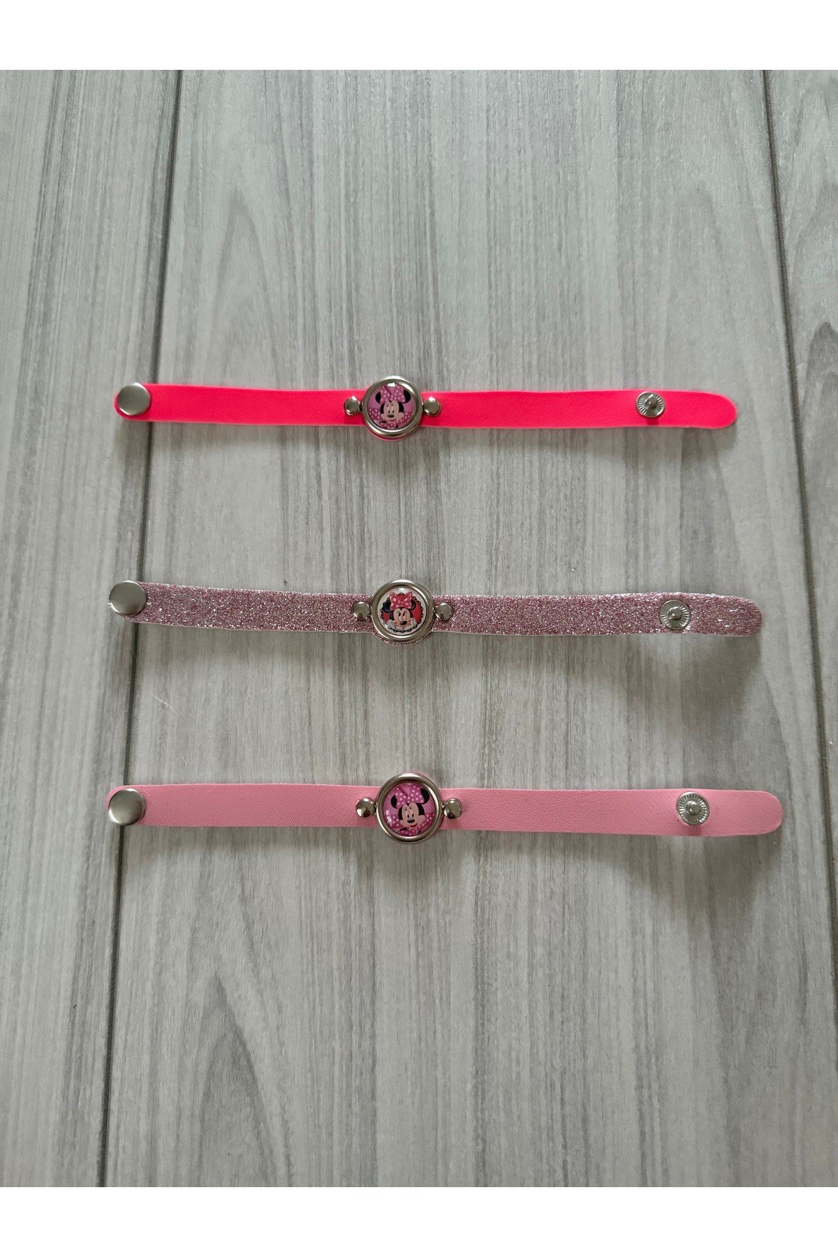 Kız çocuk bileklik(1 adet)(minnie mouse)