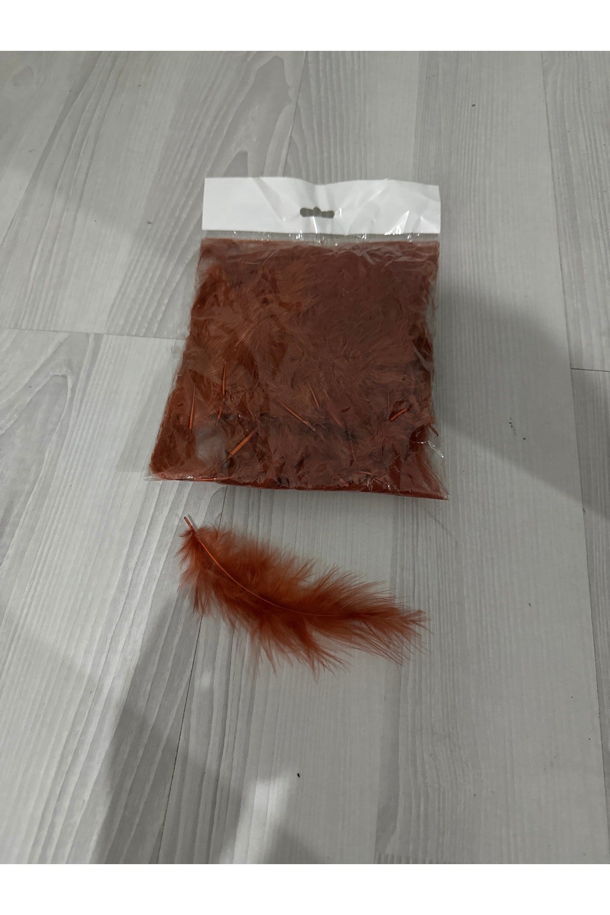 Kuş Tüyü(kiremit Renk ,100 Adet)