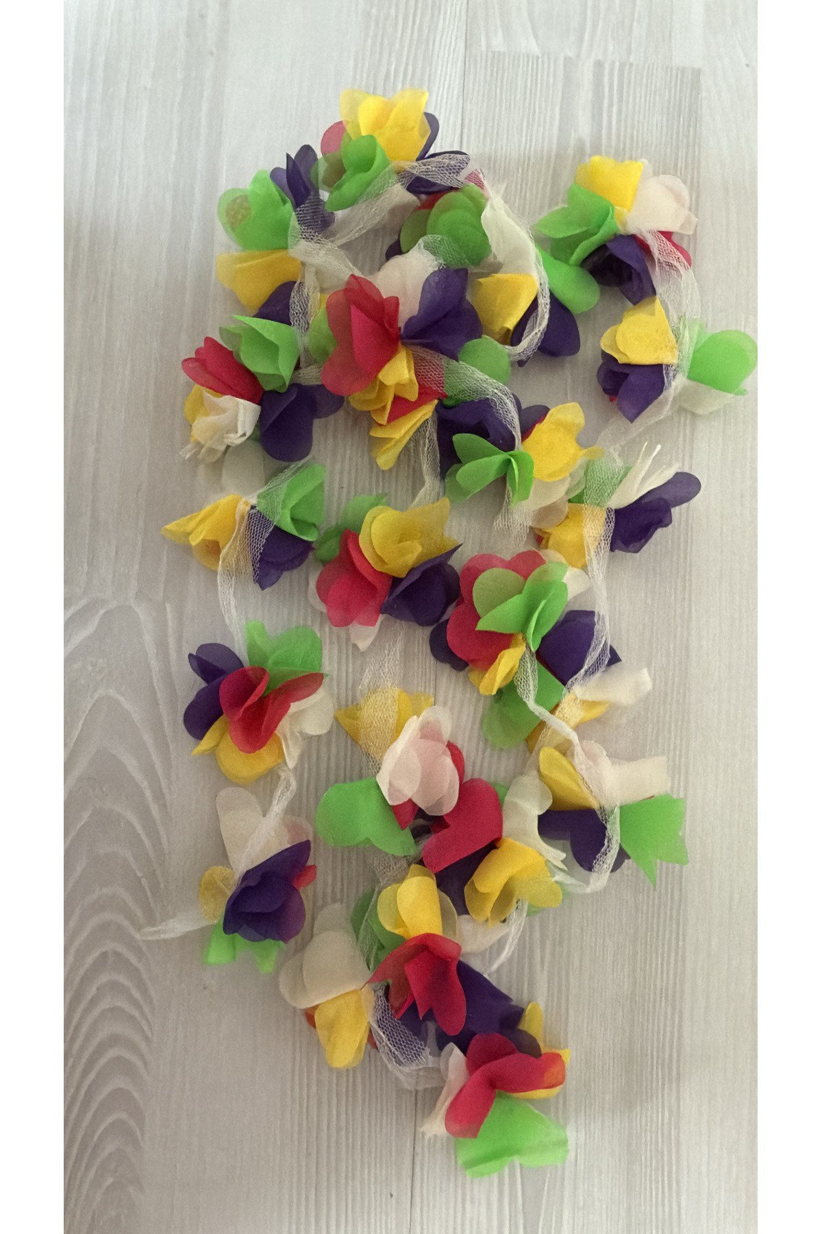 Lazer kesim çiçek (1 metre ) ebruli