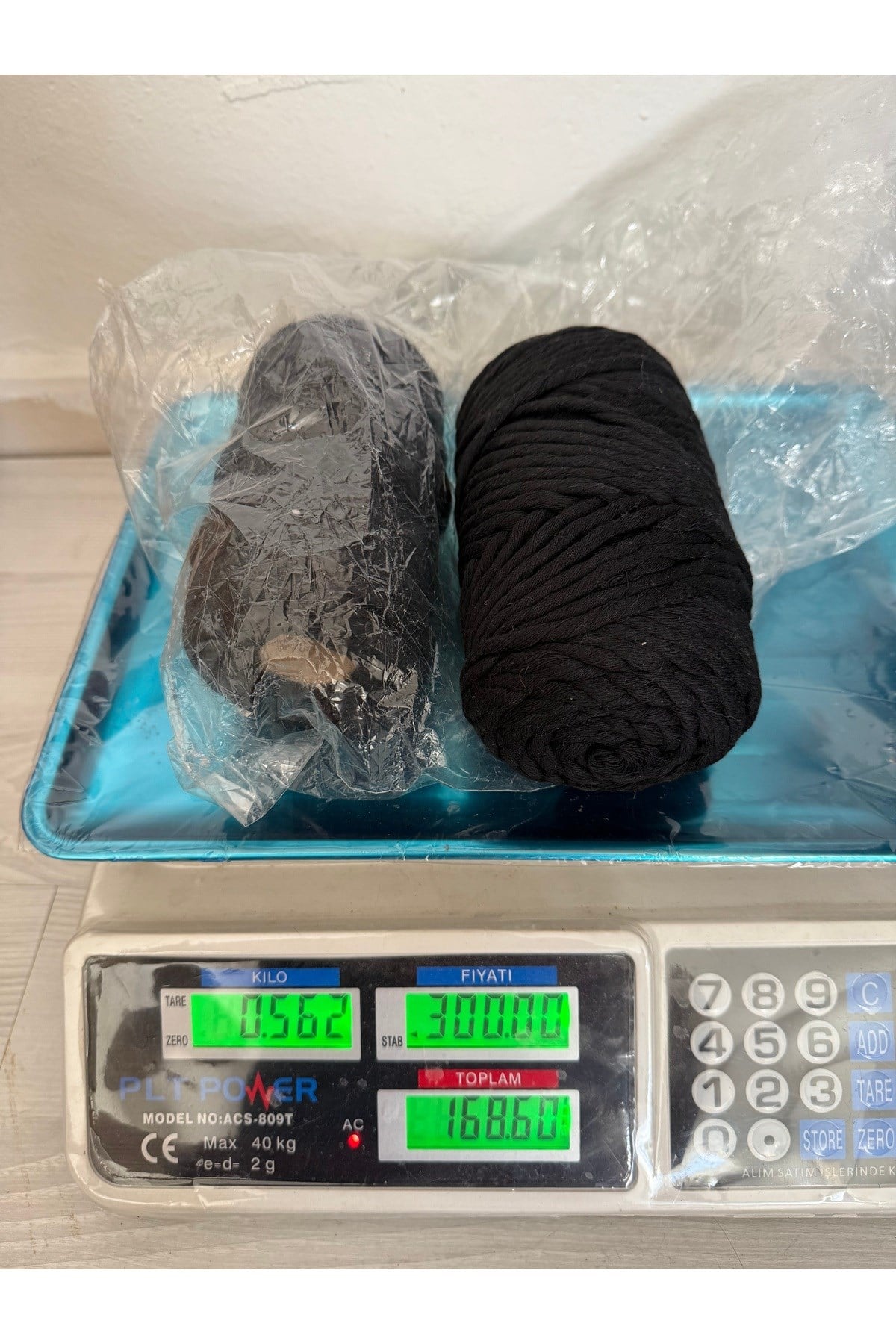 Makrome tarama ip(562 gram)siyah