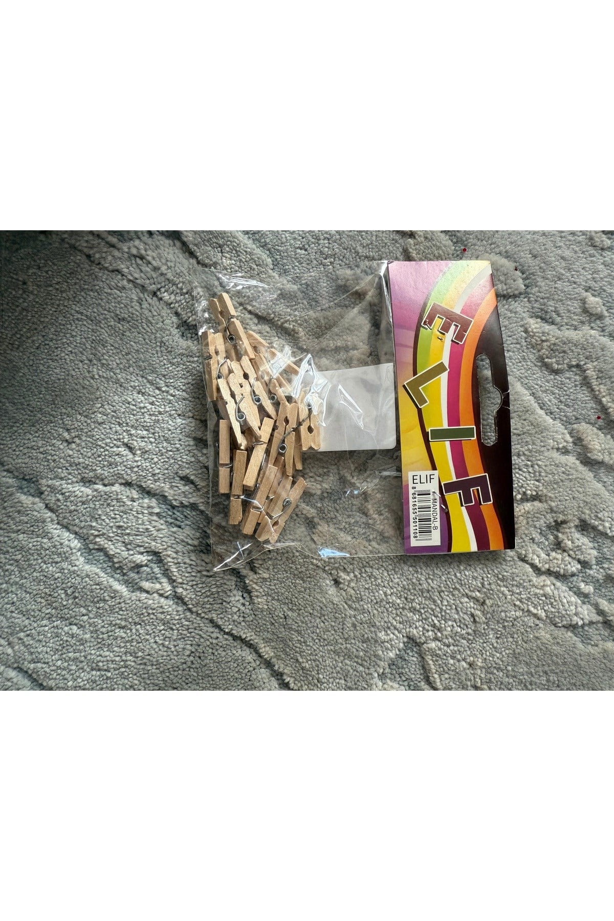 Mini ahşap mandal(30 adet)
