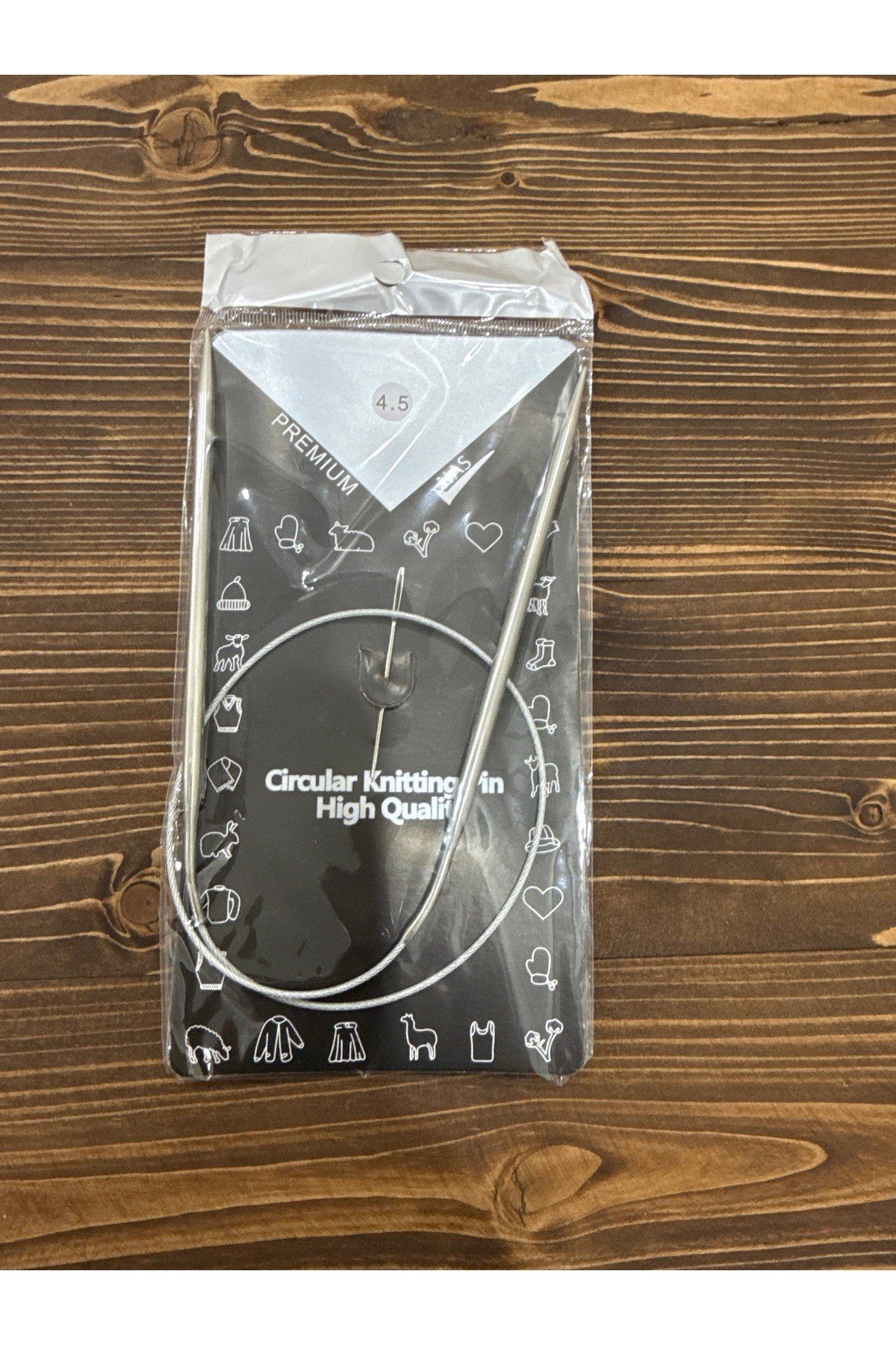 Misinalı şiş ,60 cm,4,5 no