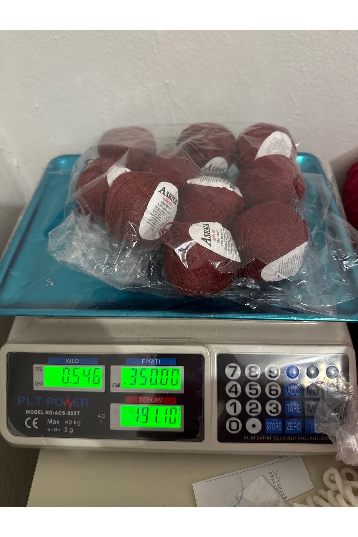 Nakış ipliği %100 merserize bordo