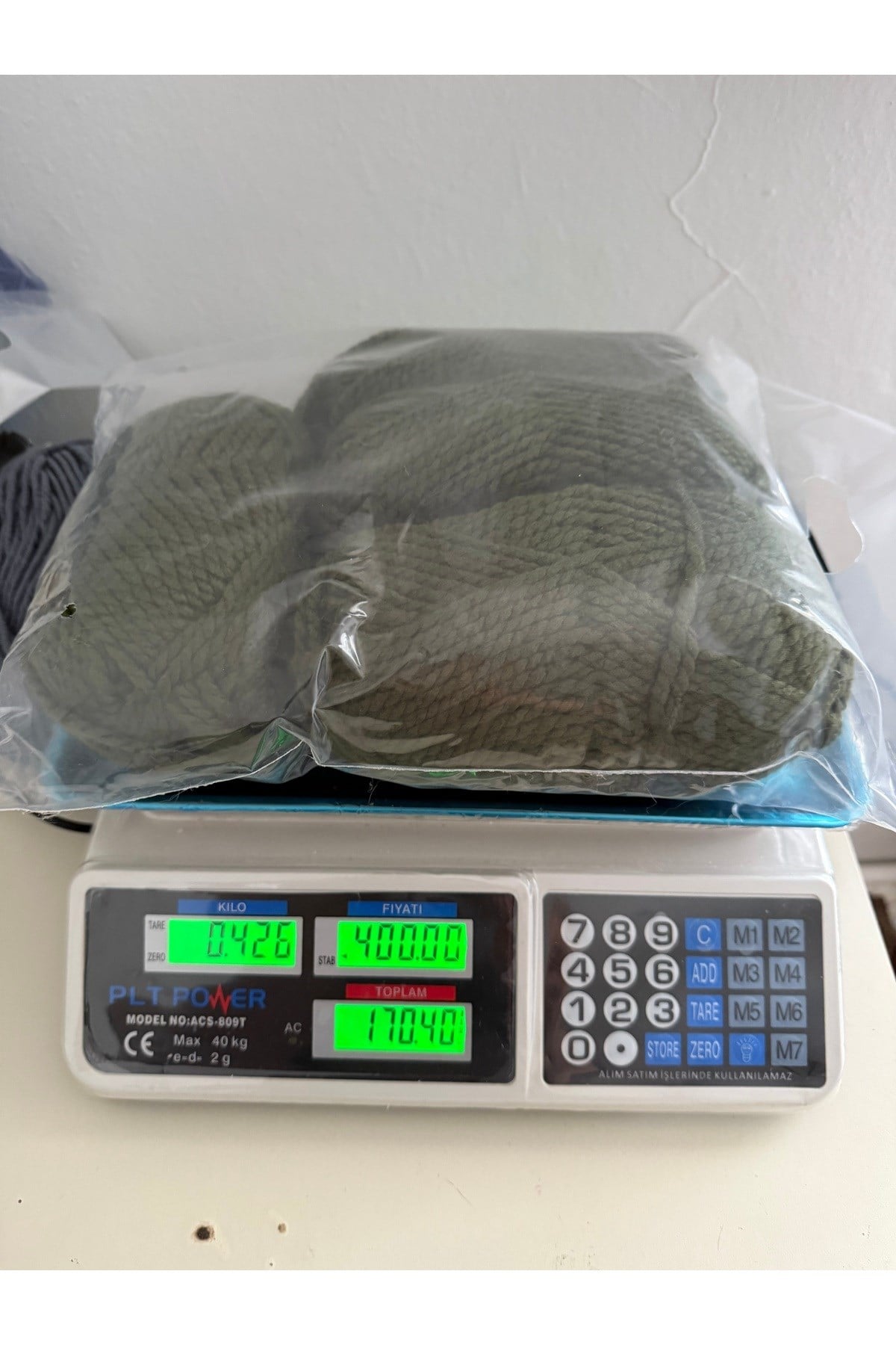 Nako Spagetti ip(426 gram)(koyu yeşil)