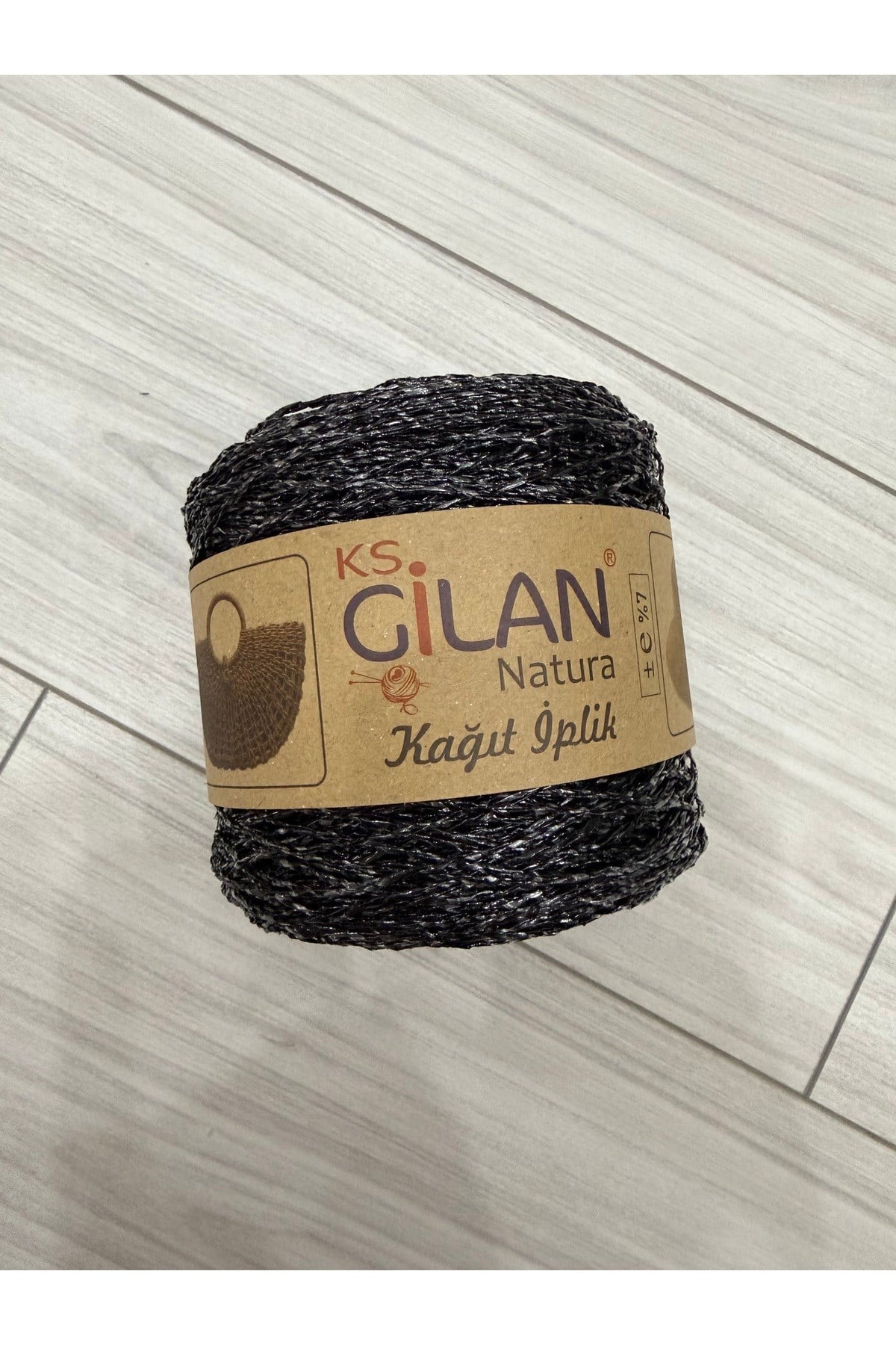 Parlak kağıt ip (200 gram) siyah
