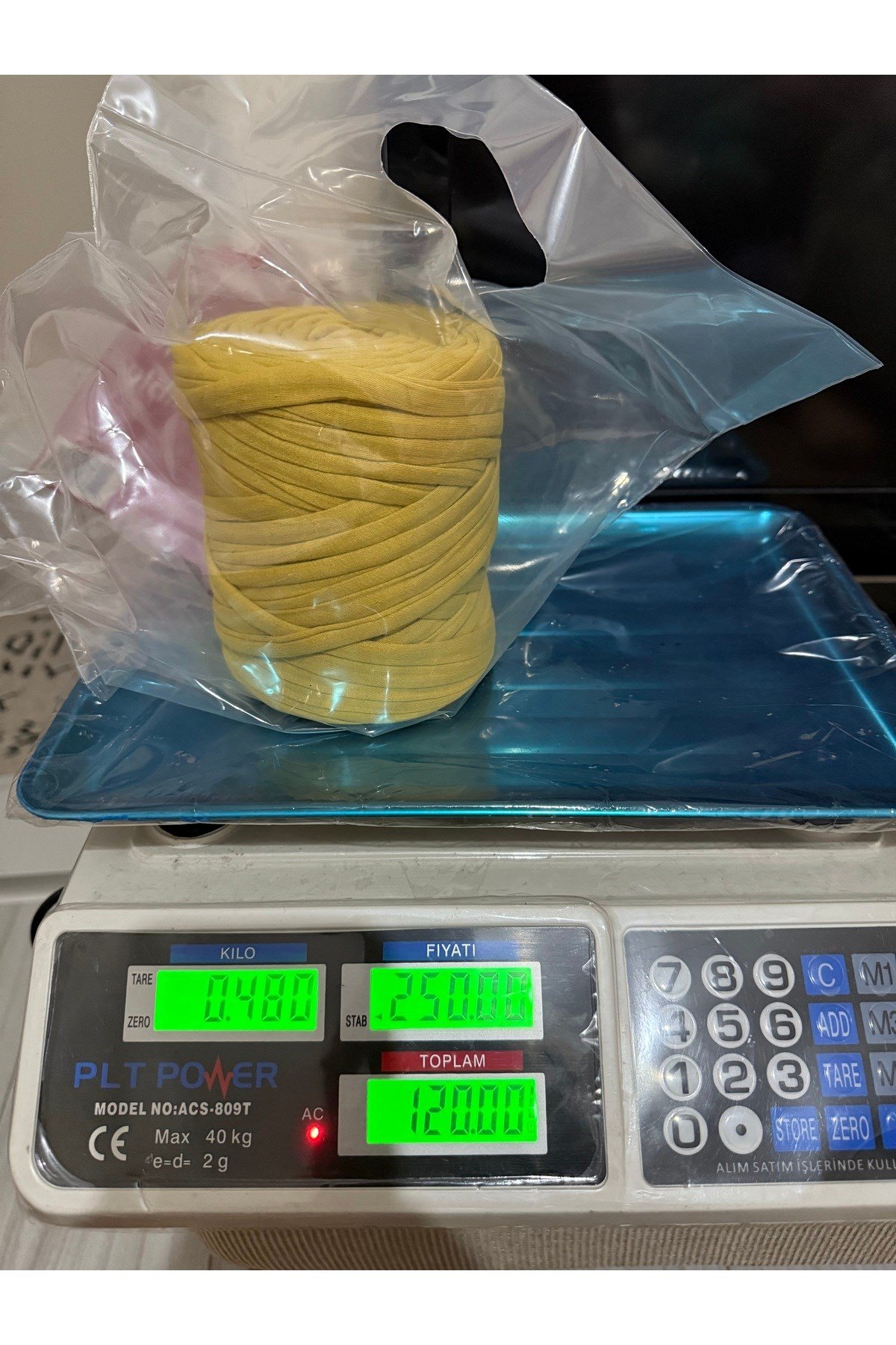 Penye ip (480 gram) sarı