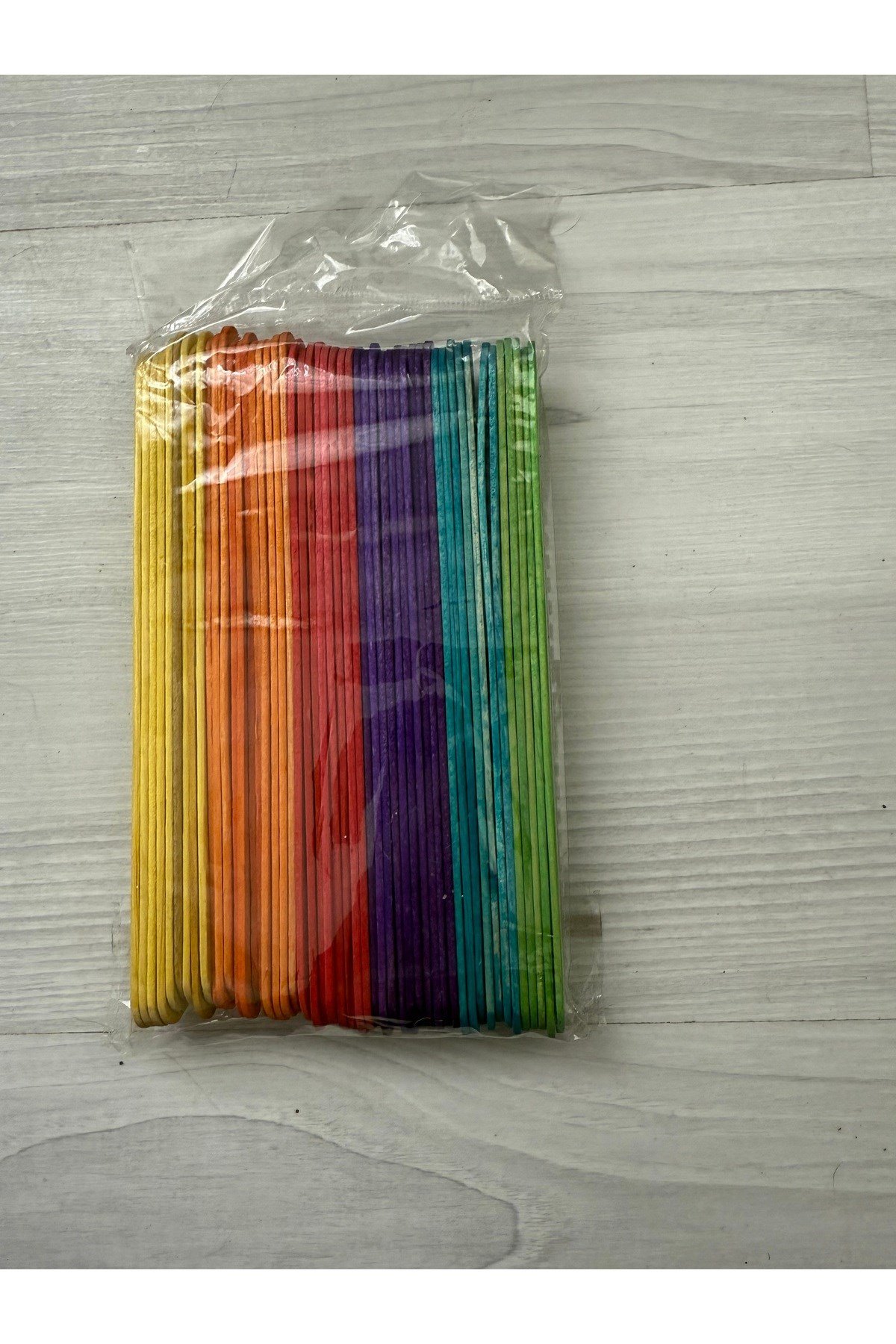 renkli tahta çubuk(1 paket)