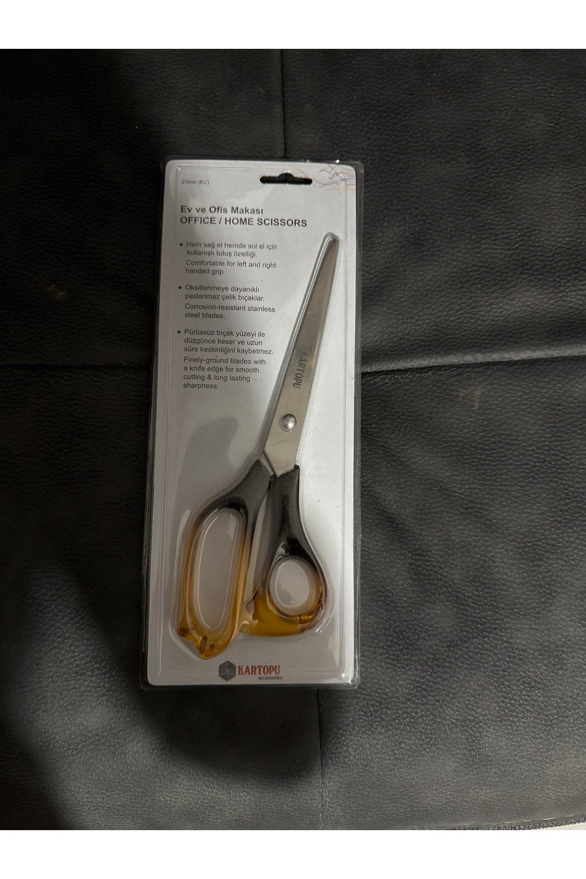Silikon saplı makas 21cm