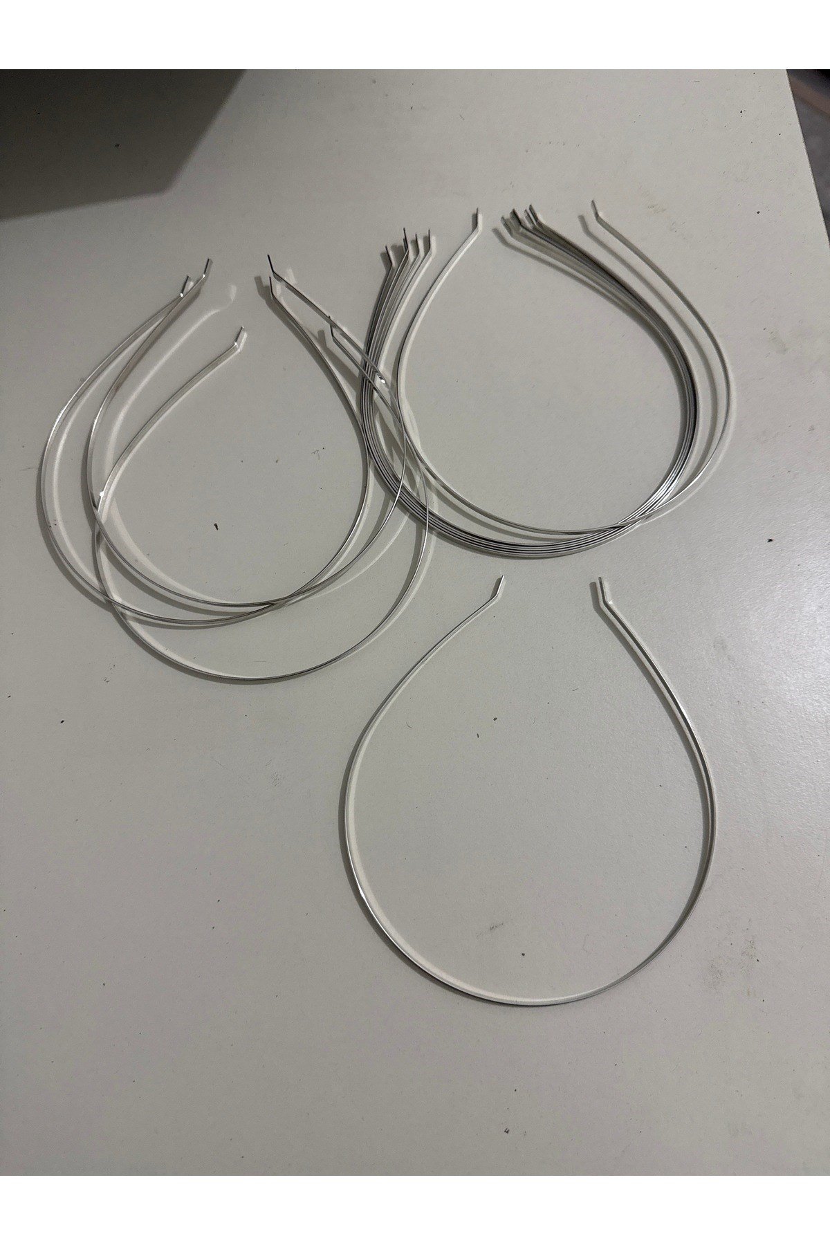 Süslenmemiş tel taç 3mm(5 adet)