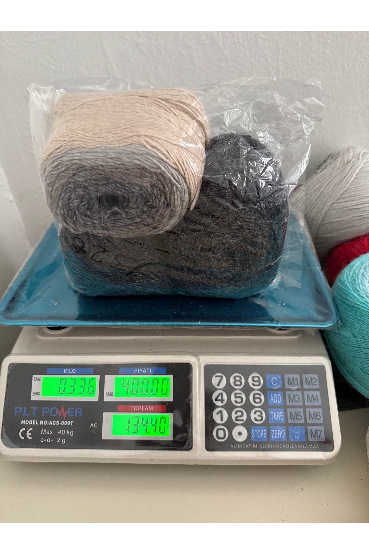 Yarnart flower kilo ip(336 gram)ebruli