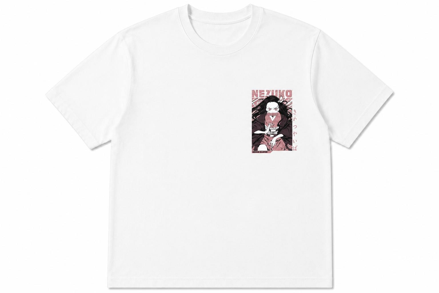 Nezuko Anime Baskılı Tişört – Unisex