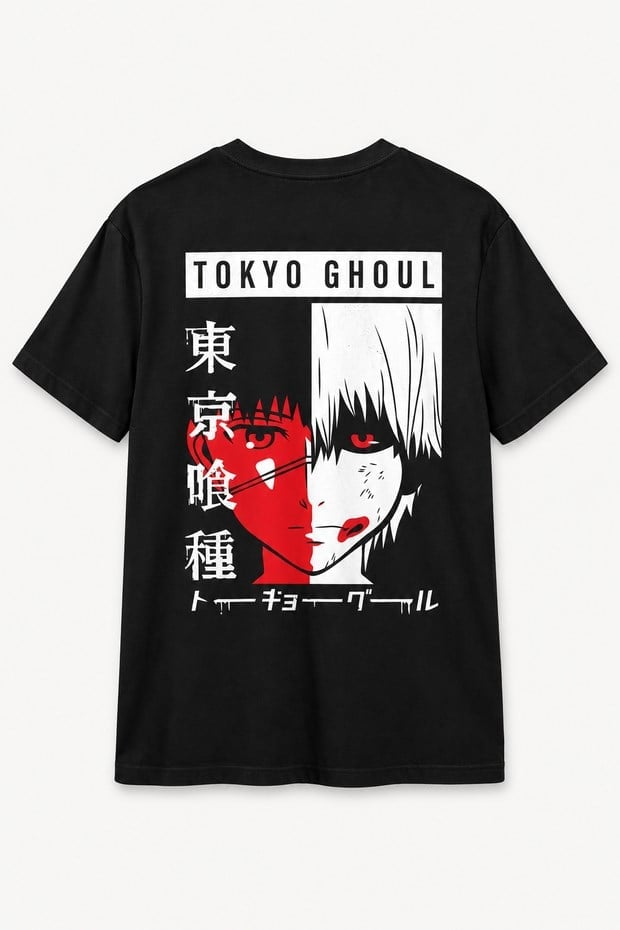 Tokyo Ghoul – Kaneki Ken Maske ve Karanlık Anime Tişört