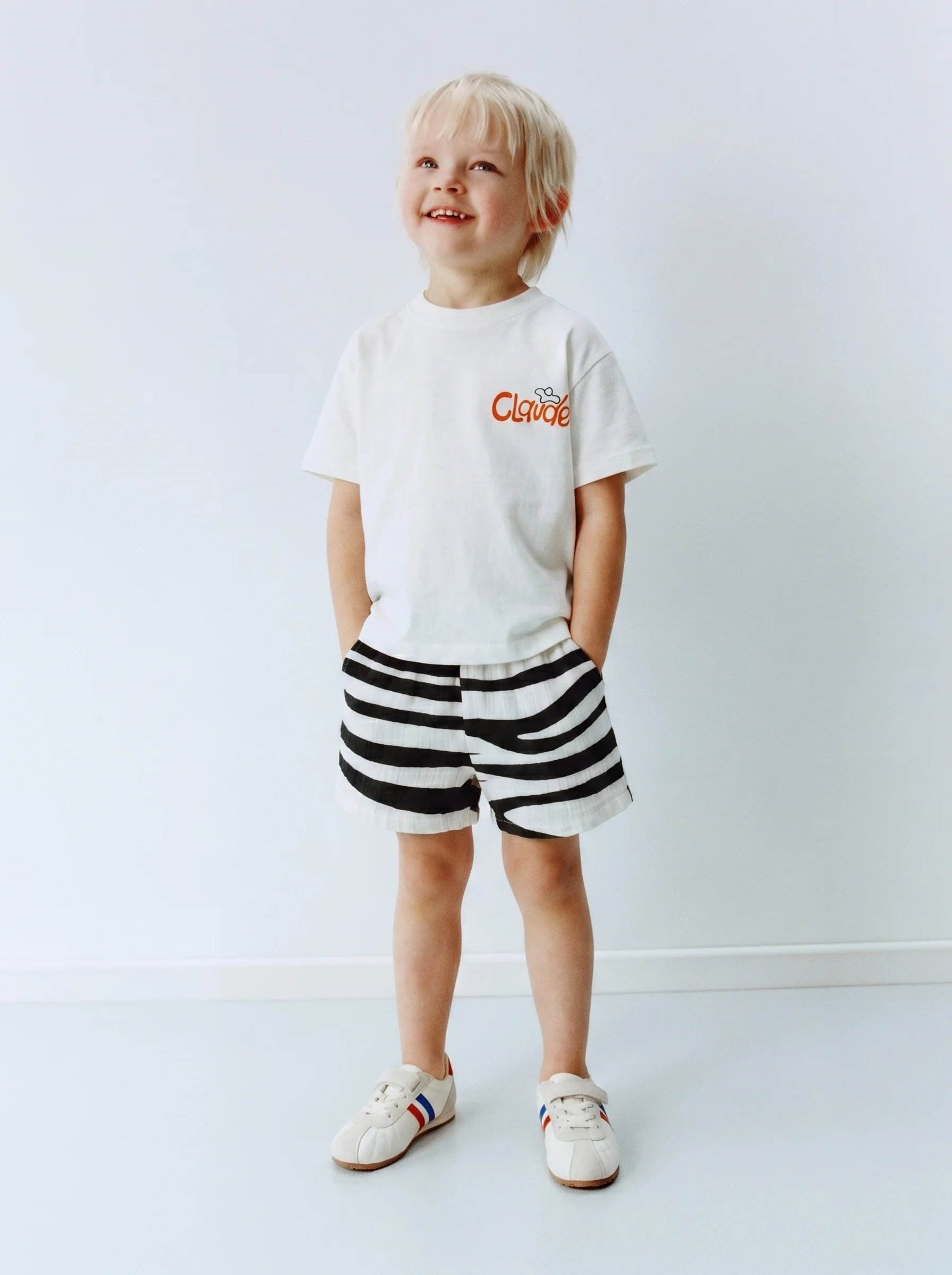 LA'CİEL PARİS 1985 Zebra 🦓 Müslin Şortlu Takım