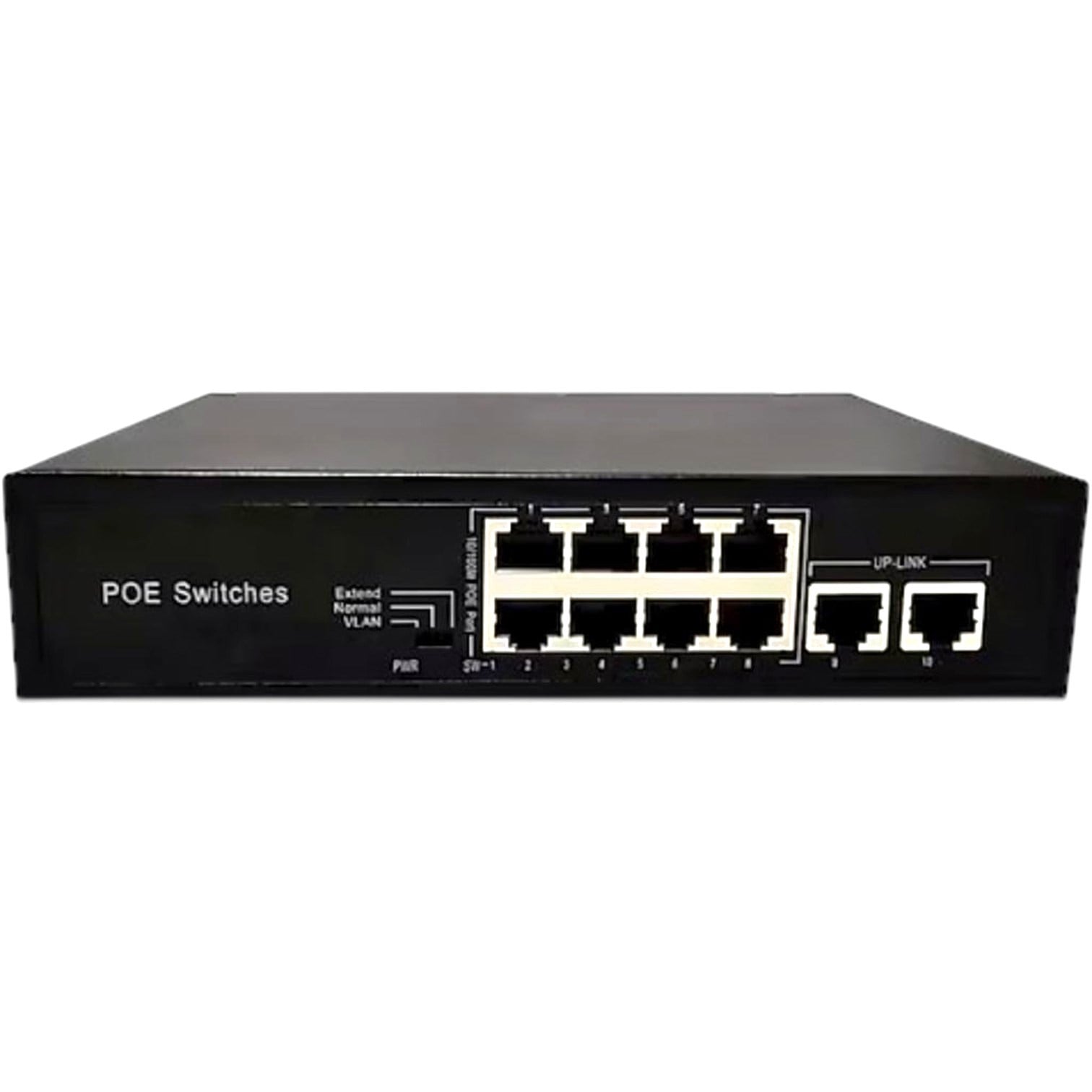 08ODS-8P2U (8+2) 8 PORT POE SWITCH - SWITCH 8 PORT 10/100MB 2 UPLINK 10/100MB WITH POE