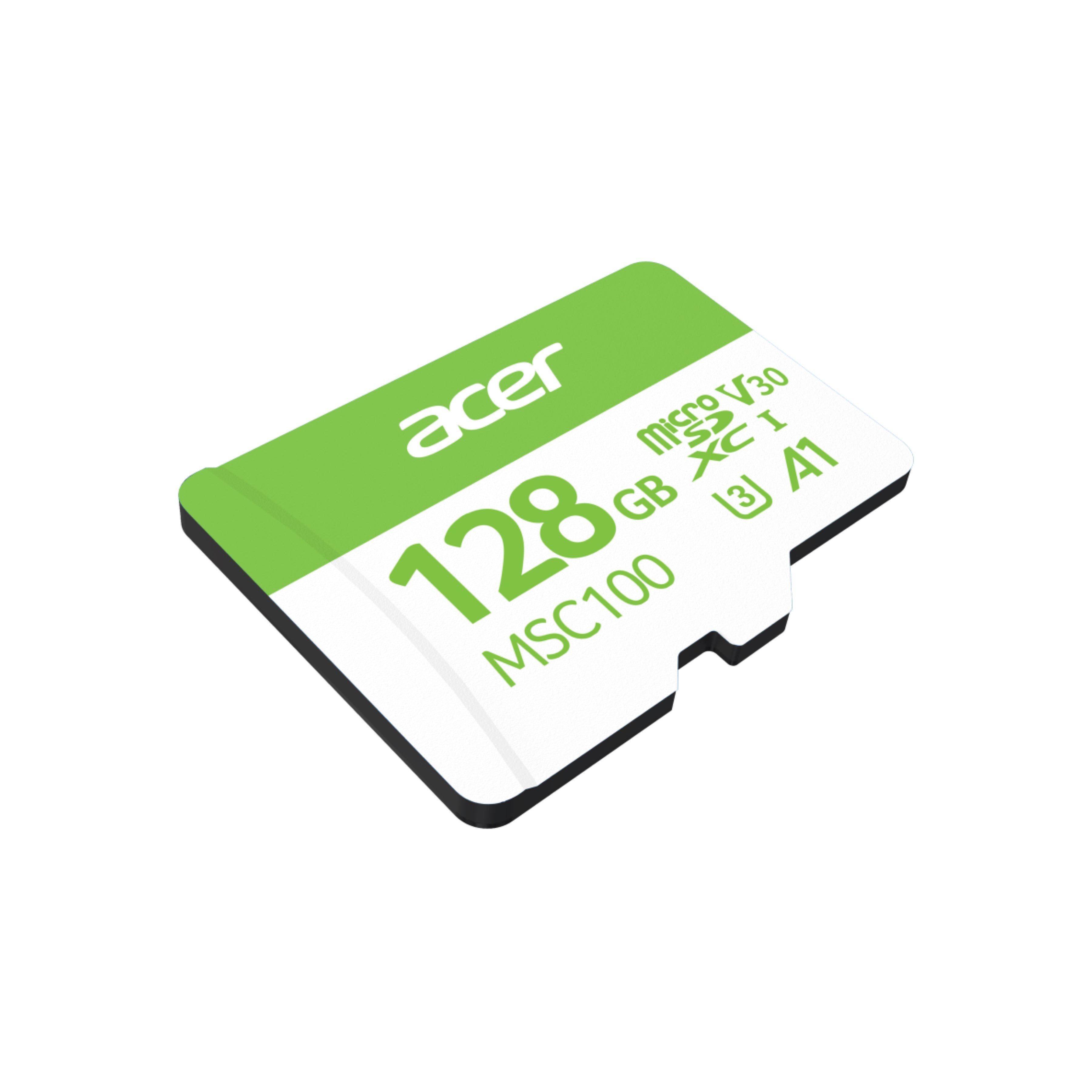 Acer MSC100 128GB microSD U3 V30 SD KART