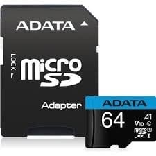 Adata 64GB Premier microSDXC Card with Adapter UHS-I Class10 V10 Hafıza Kartı