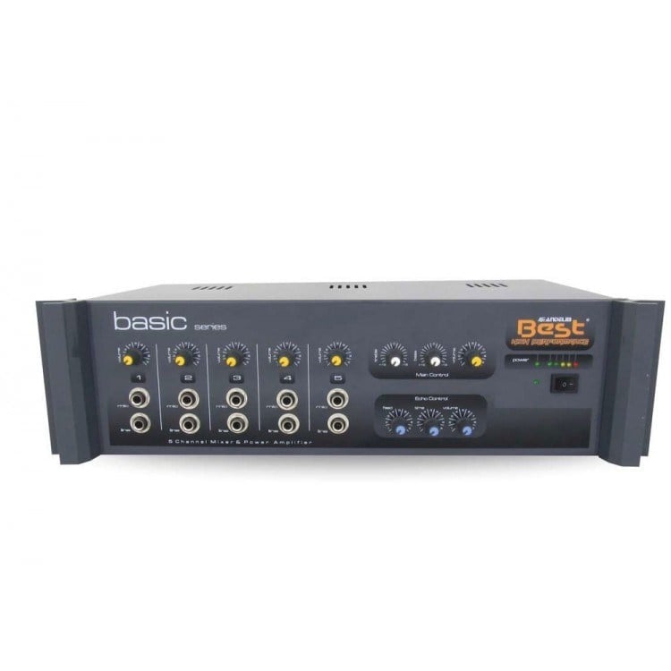Best AN5100E Anfi 100 Watt 5 Mikrofon Girişli + Echo