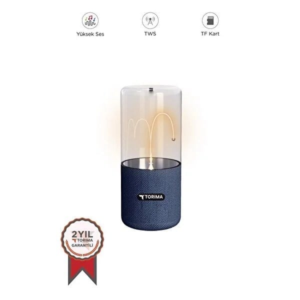 D40 MAGNETİC SPEAKER - Torima D40 Tws Manyetik Bükülebilir Işık 5.3 Bluetooth Hoparlör Speaker