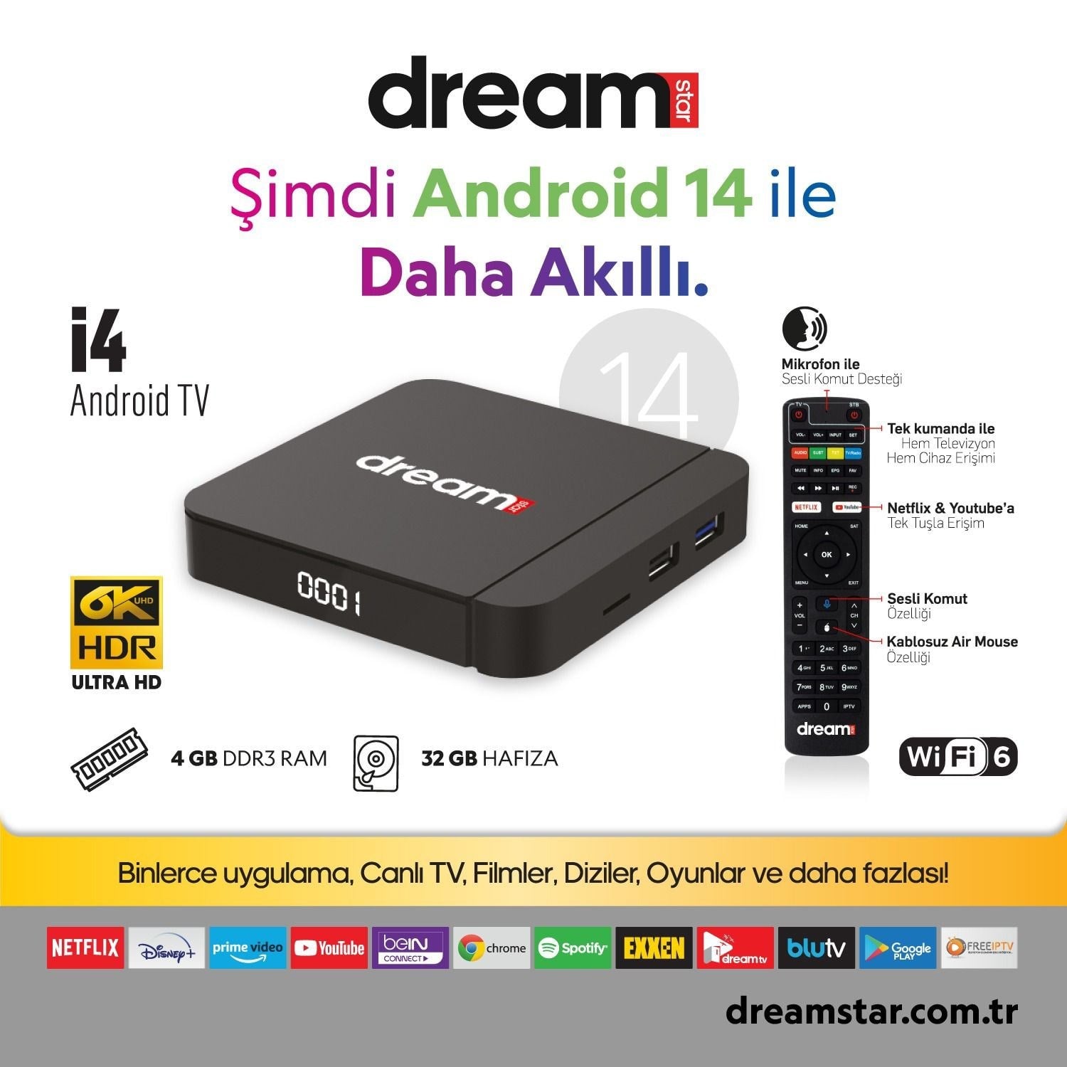 Dramstar İ4 Android TV Box