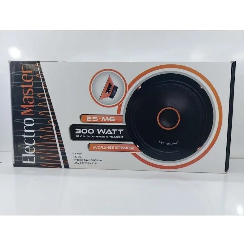 ELECTROMASTER ES-M6 16 CM 300WAT MİDRANGE