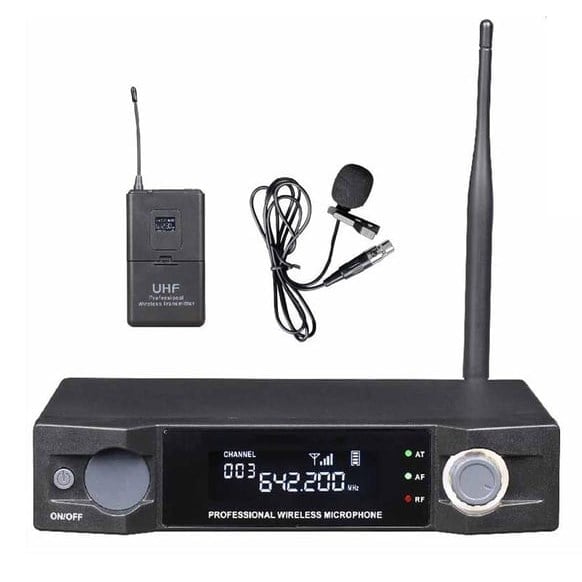 H-PRO HM-3100 UHF KABLOSUZ MİKROFON 1 YAKA DIGITAL