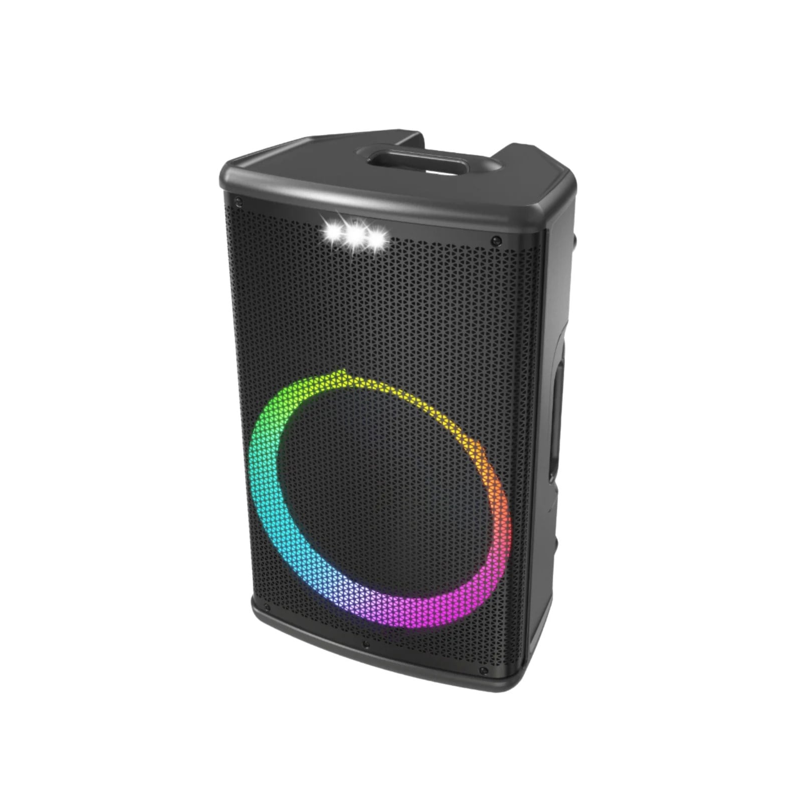 HEPU HP-101 Profesyonel Bluetooth Hoparlör – 15” Woofer, RGB Işıklar, Kablosuz Mikrofonlu, Taşınabilir Tasarım
