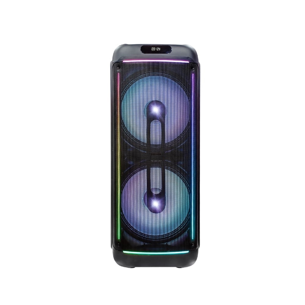 HEPU HP 941 Taşınabilir 160 w rms Bluetooth Parti Hoparlörü 2*15 İnc Woofer Extra Bass Karaoke Mikrafon