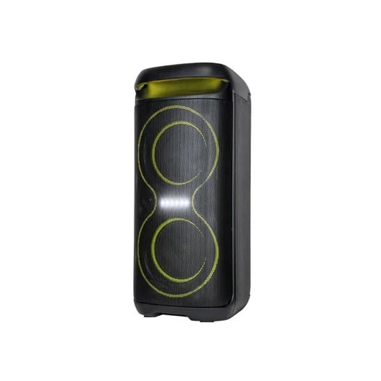 Hepu HP-954 Kablosuz Mikrofonlu RGB Işıklı Partybox Hoparlör – 40W Güç + TWS + Bluetooth + Uzaktan Kumanda