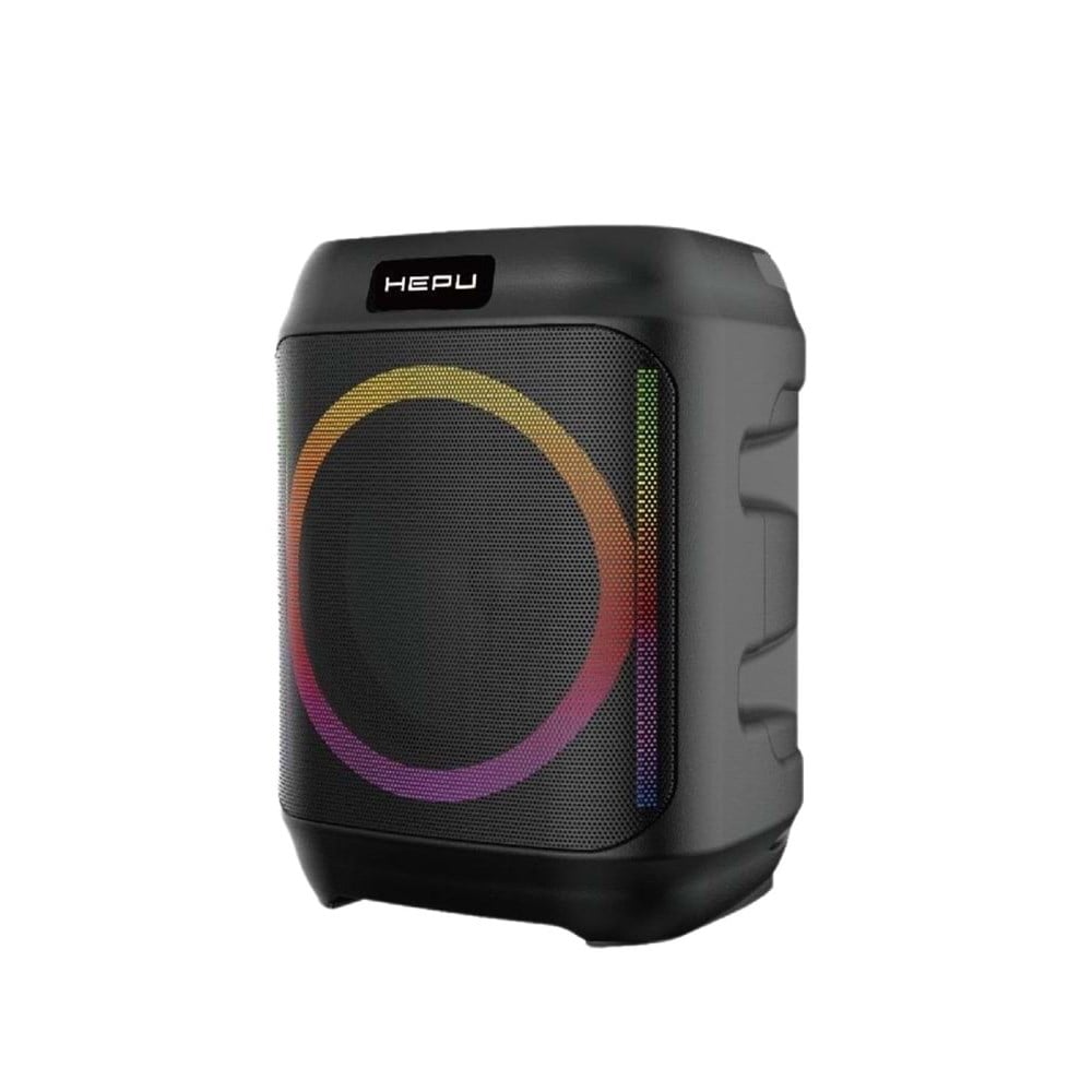 Hepu HP-984 Taşınabilir Bluetooth Hoparlör – 6.5” Hoparlör, 10W Güç, RGB Işık, TWS Destekli